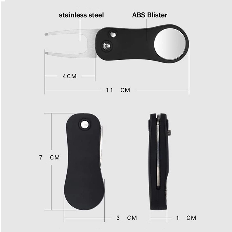 Foldable Golf Green Divot Repair Marker 2