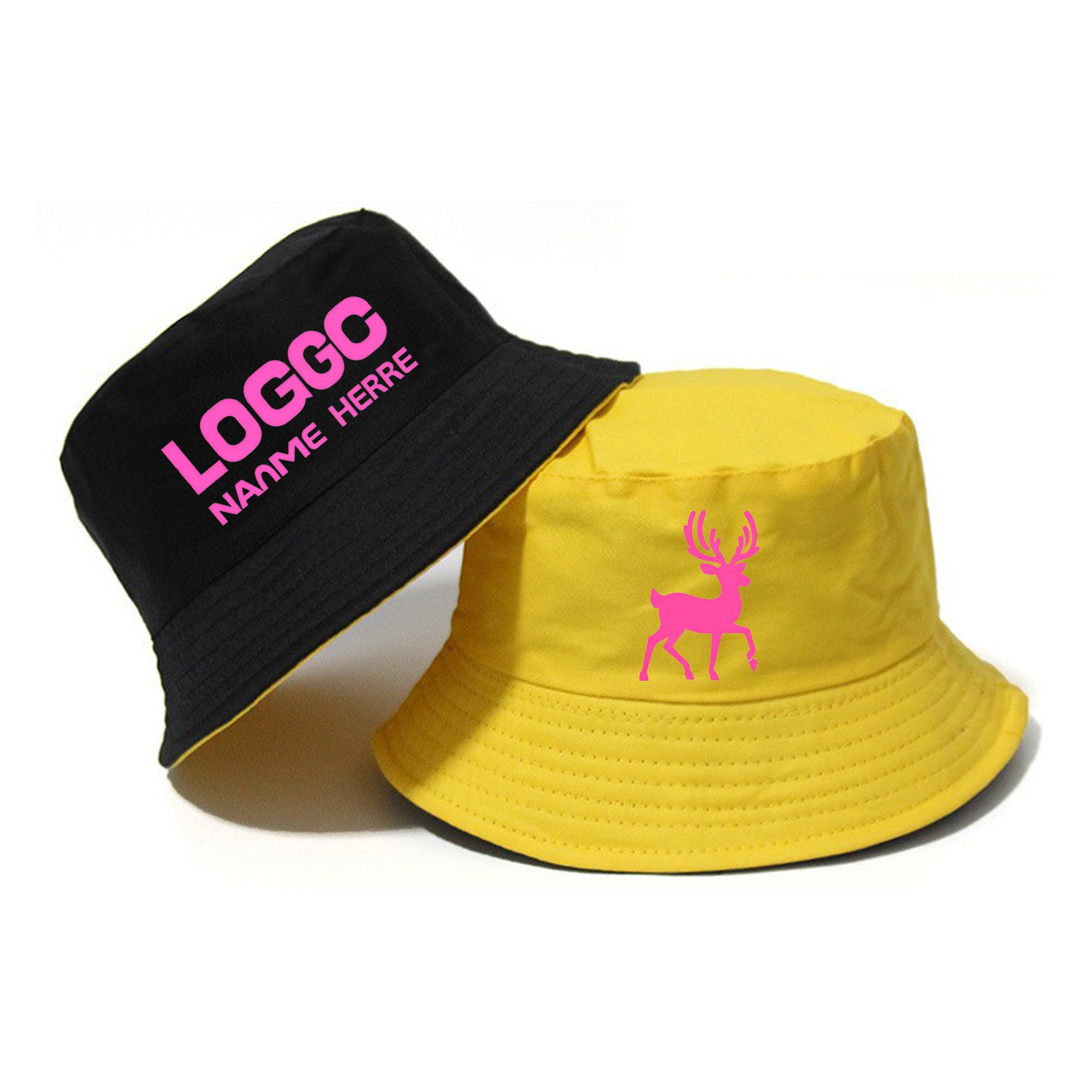 Reversible Cotton Bucket Hat