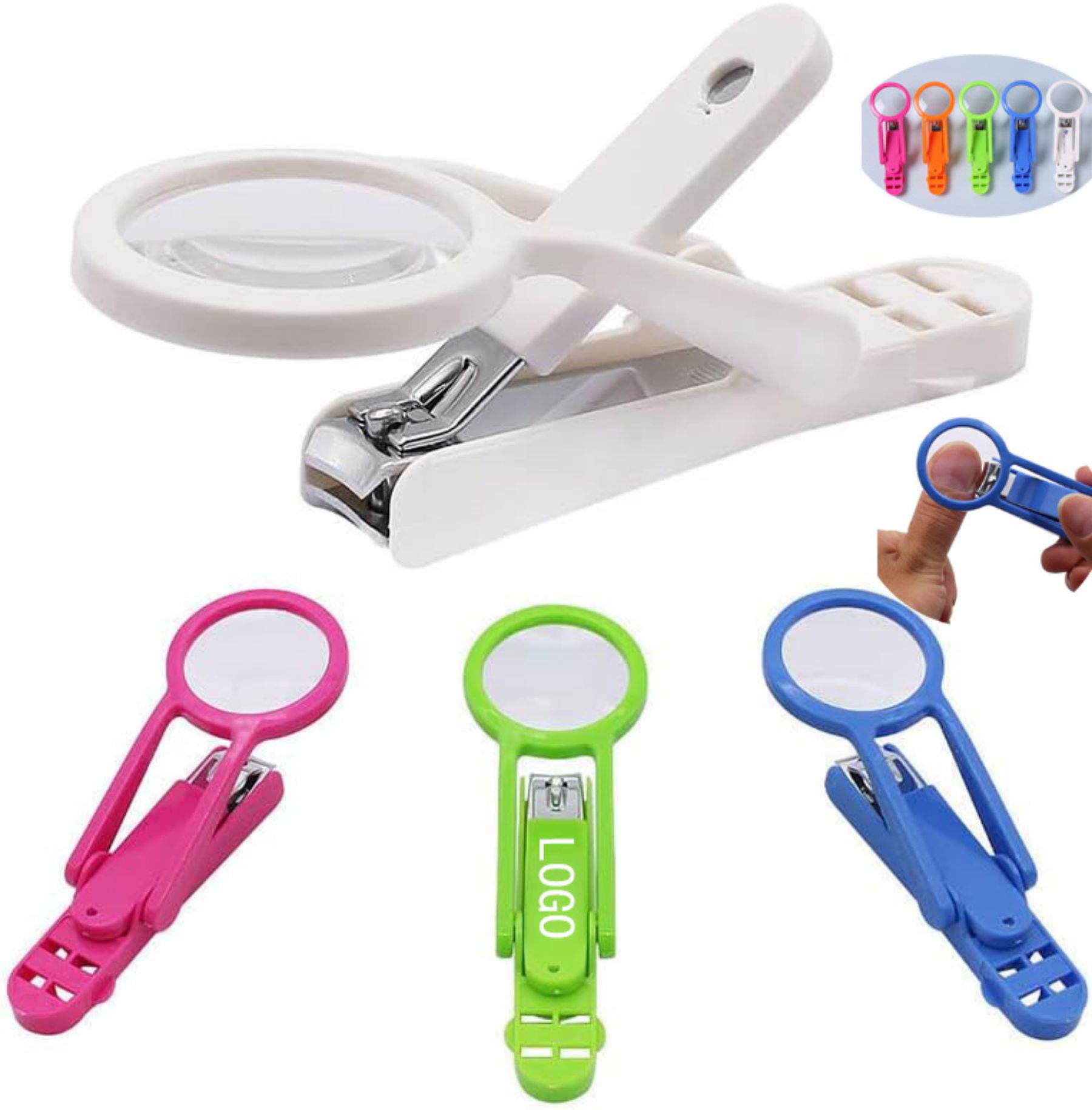 Nail Scissors with Magnifying 2