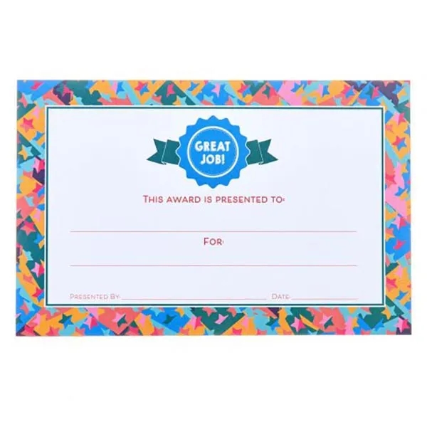 Gartner Studios "Great Job" Certificates, 20 Pack 1