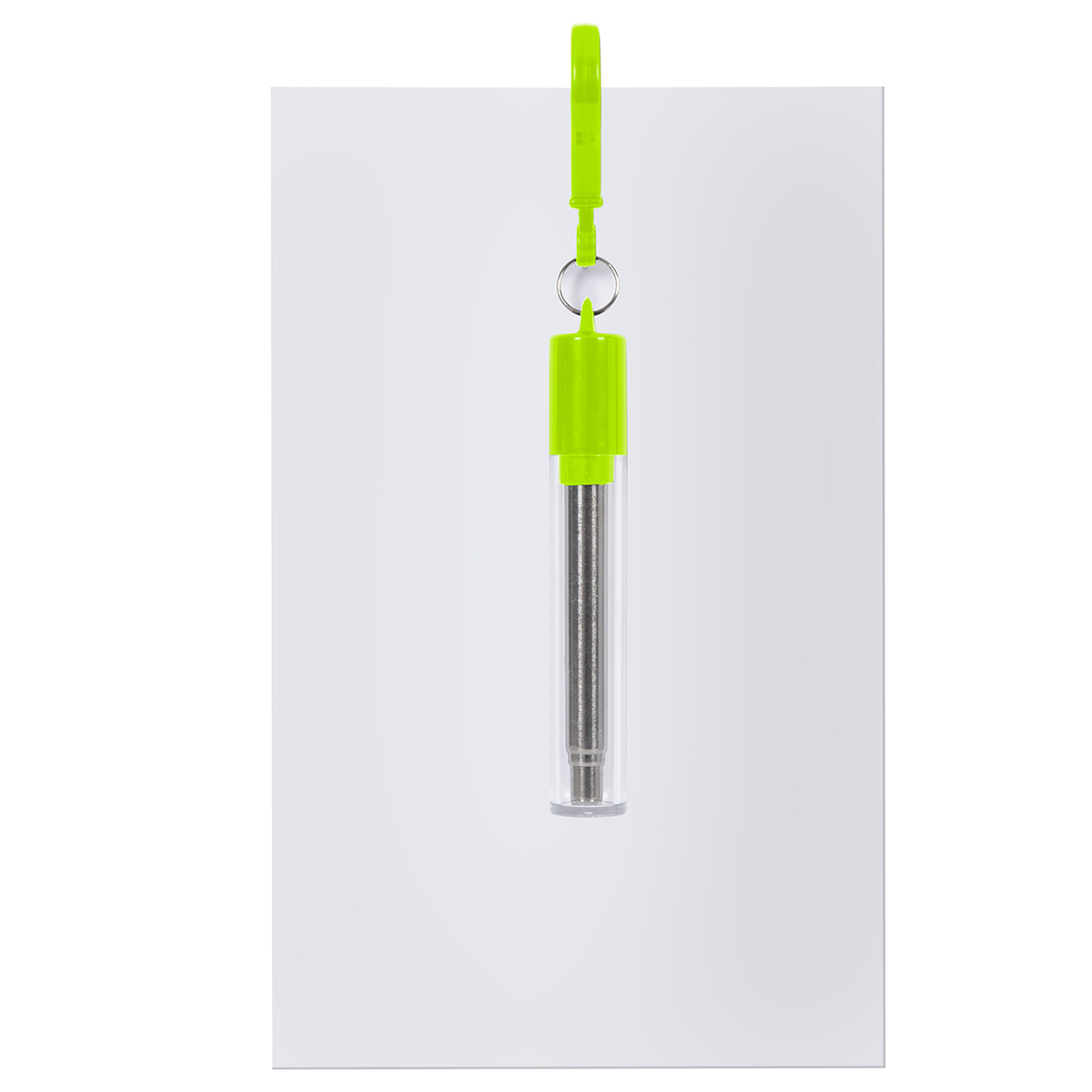 Greeting Card With Collapsible Stainless Steel Straw Kit 5
