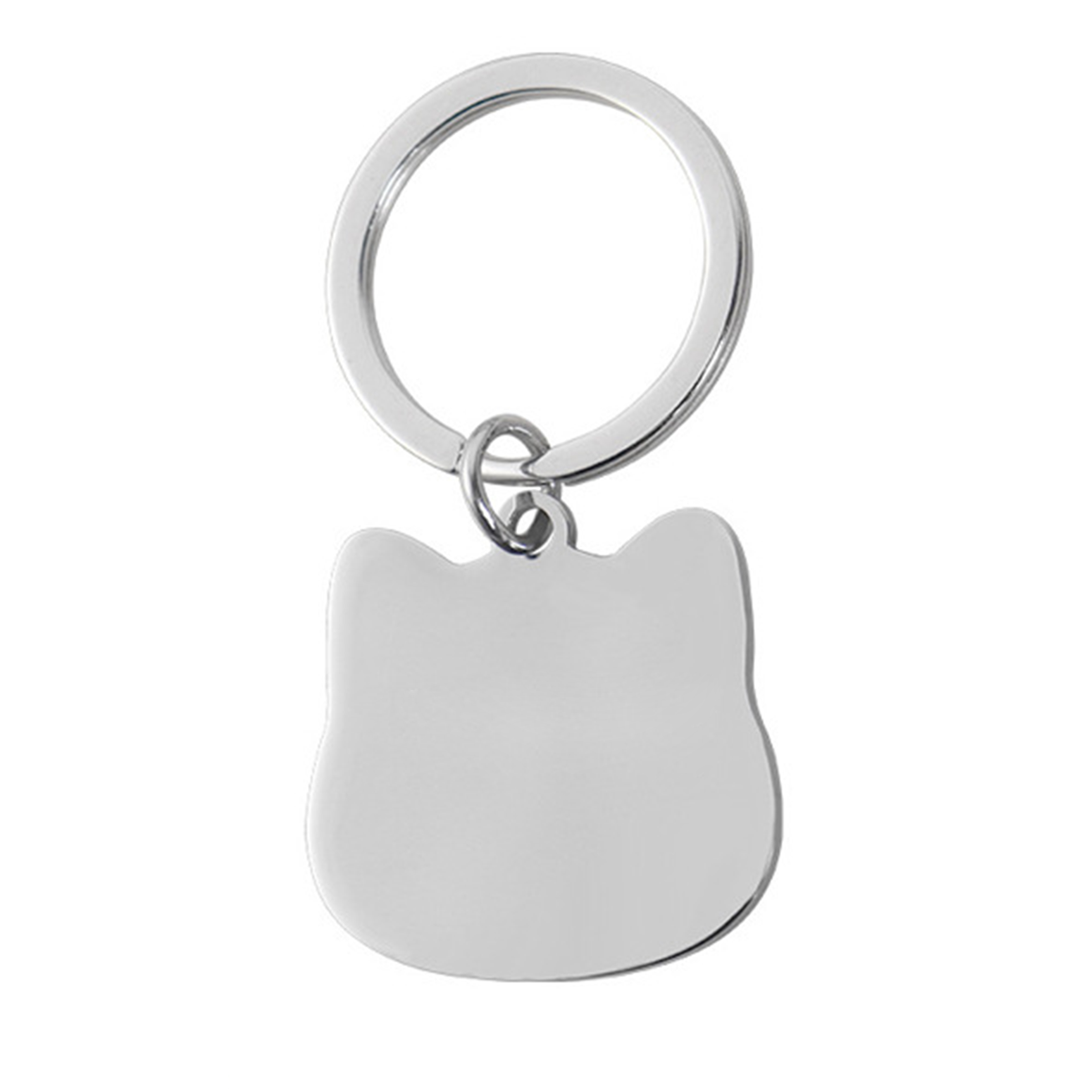 Stainless Steel Double-Sided Keychain 5
