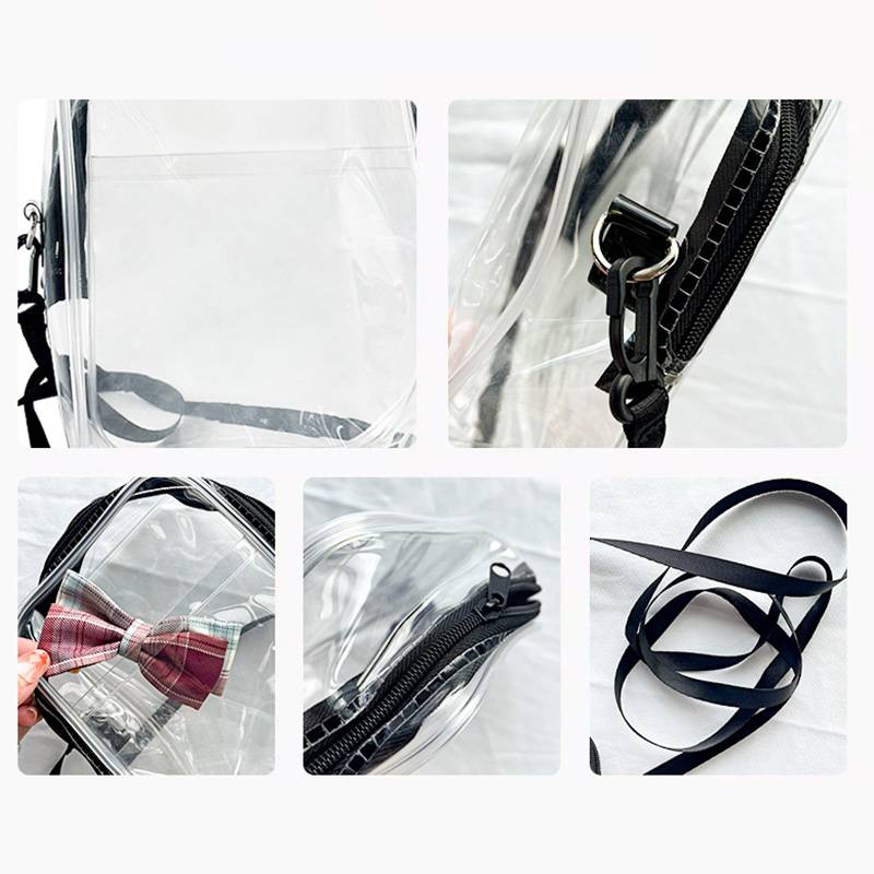 Custom Fashion PVC Transparent Crossbody Phone Bag 5