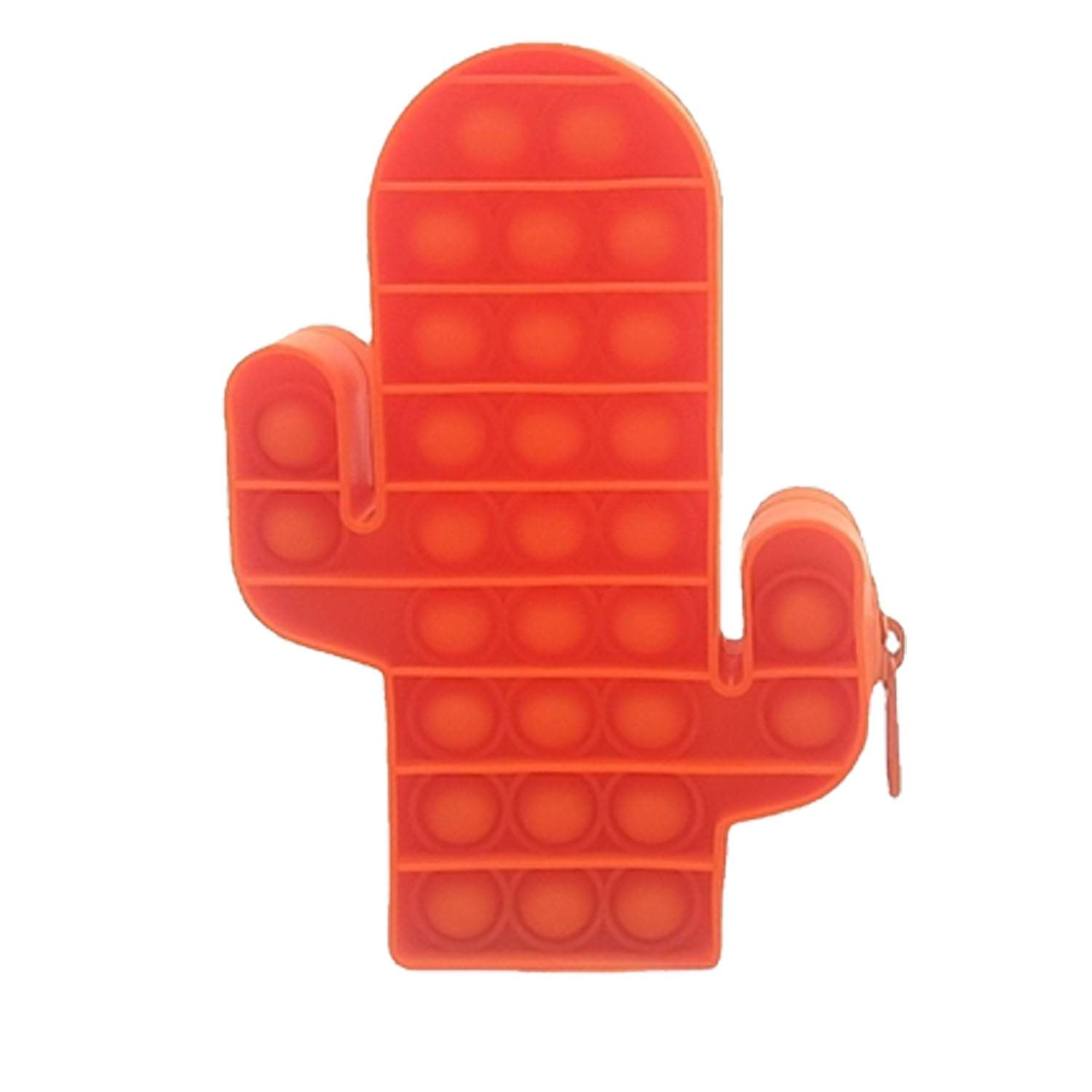 Cactus Shape Silicone Push Pop Bubble Pencil Case 3