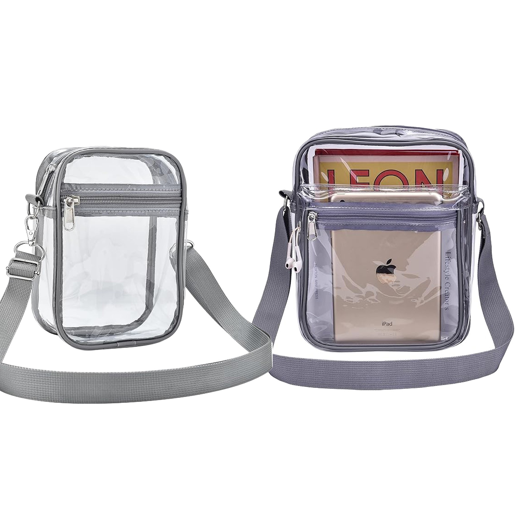 Stadium Events Clear Messenger Bag 2