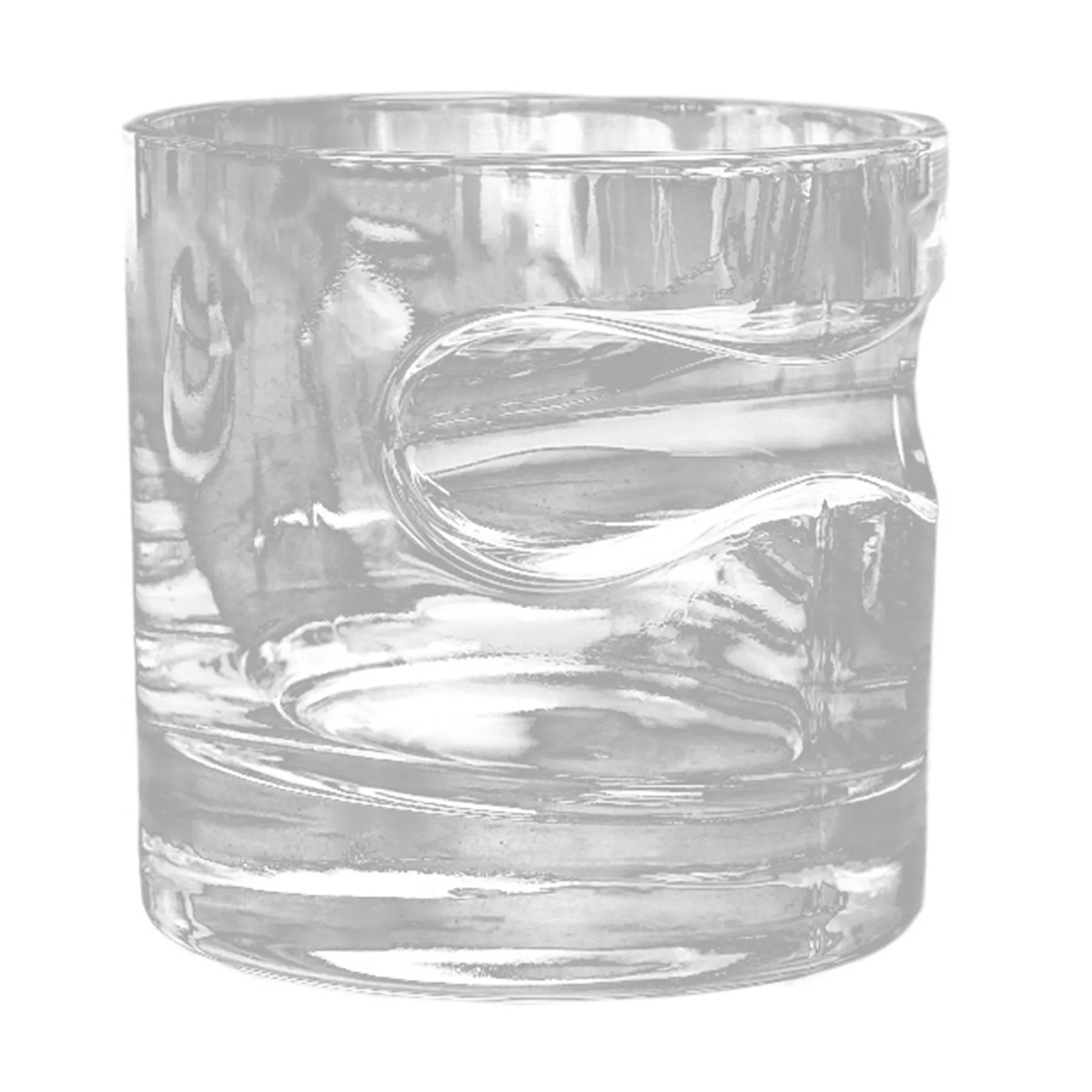 Clear Round Cigar Glass Cup 2