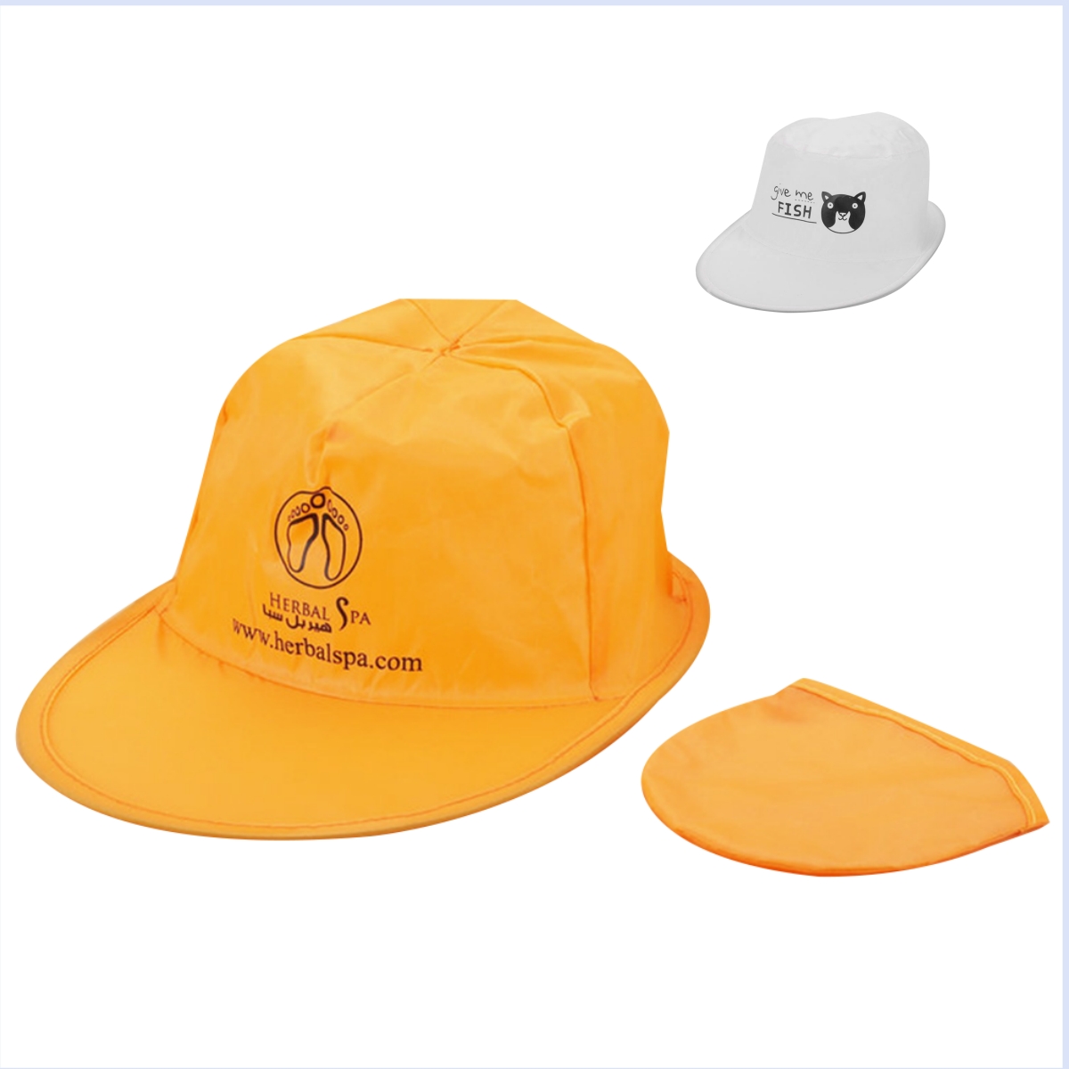 Collapsible Foldable Baseball Hat Or Cap with Pouch 1