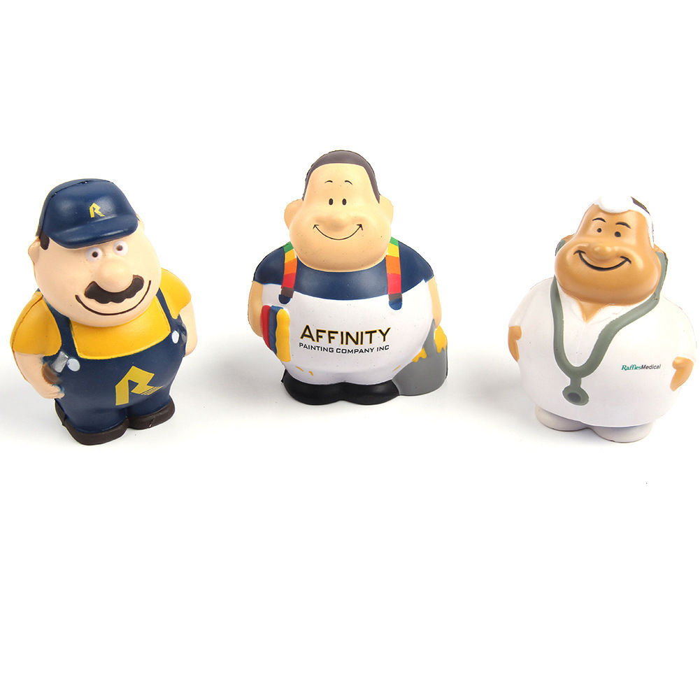 Custom Cartoon Character Squeeze Toy Stress Reliever 2