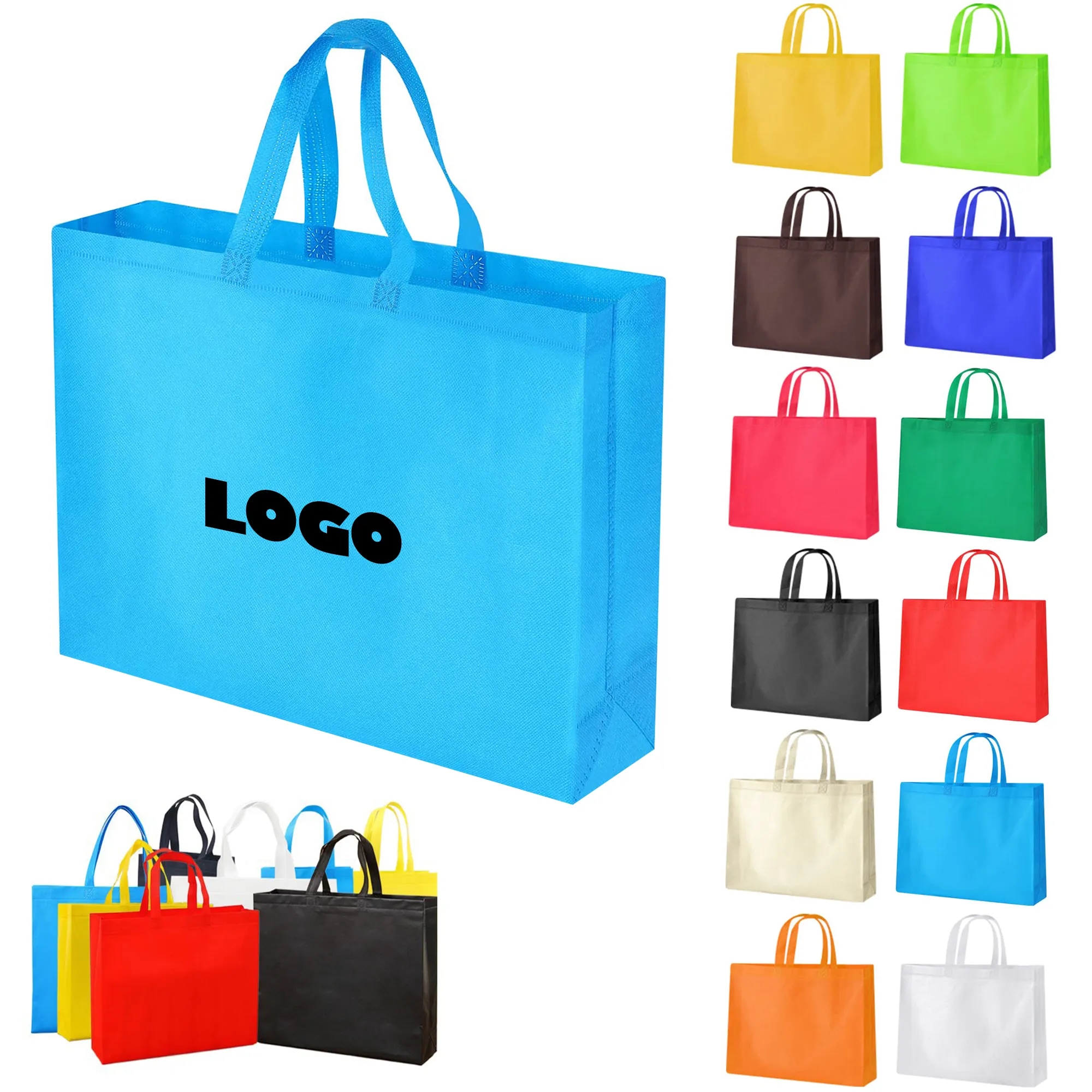 Large Non-Woven Grocery Tote Bags 6