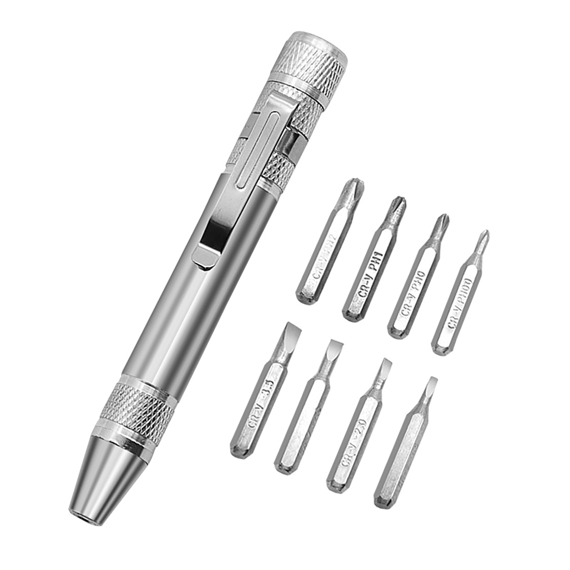 Aluminum Pen Style Multi Function 8" 1 Tool Kit 4