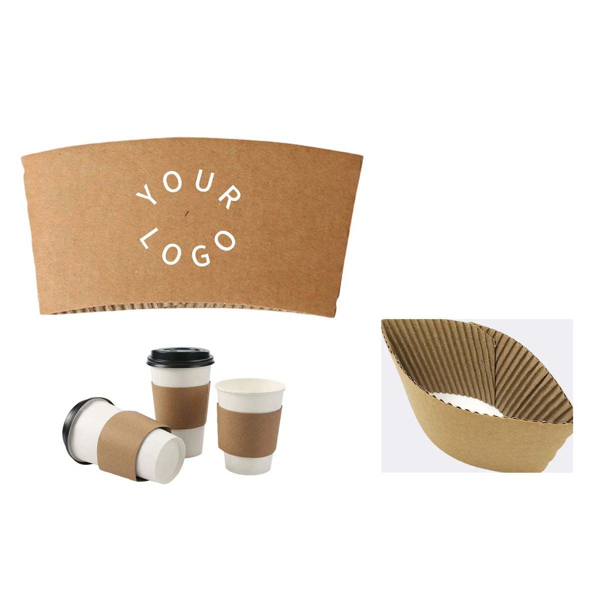 Custom Paper Cup Sleeves for Hot and Cold Drinks 2