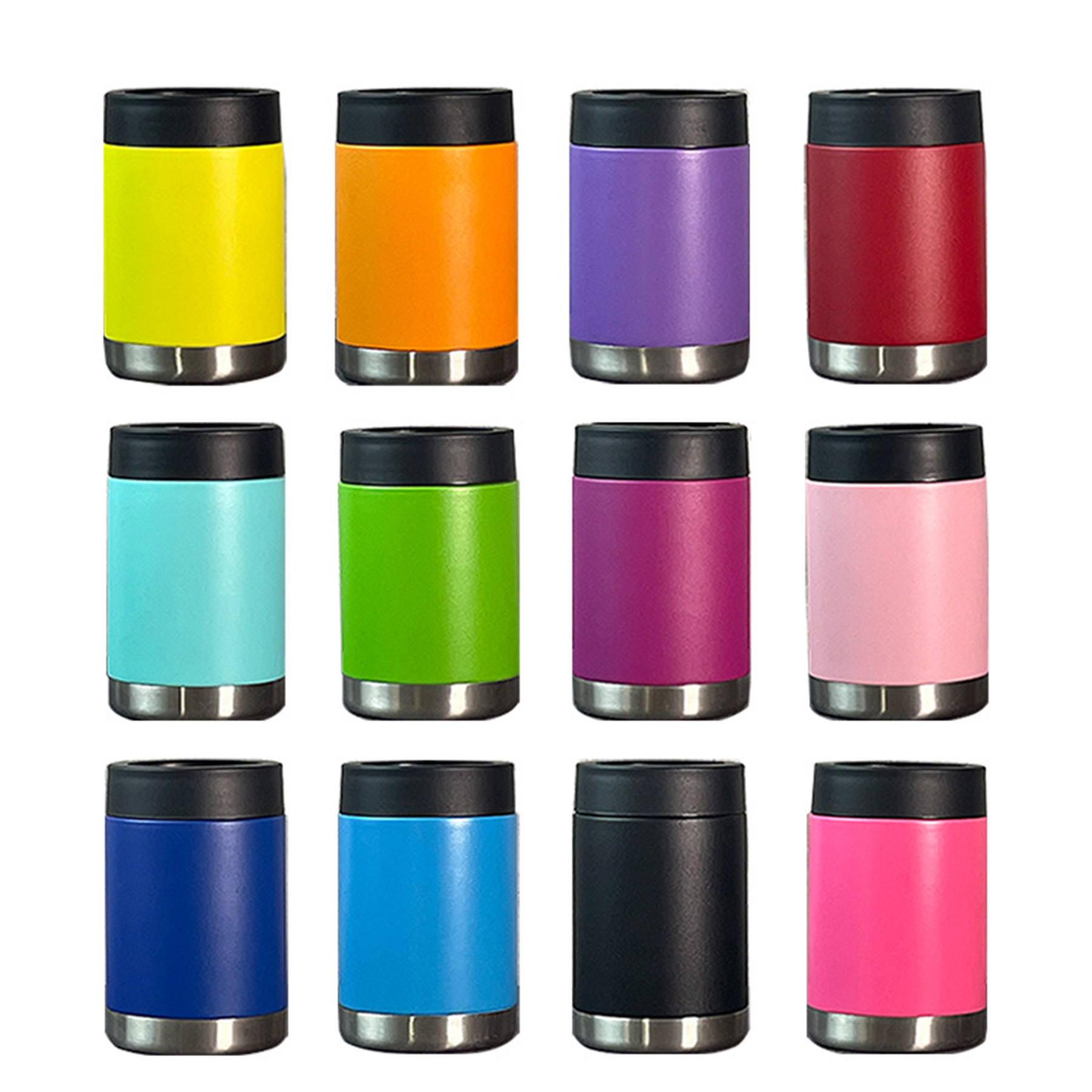 12oz Stainless Steel Can Cooler 1