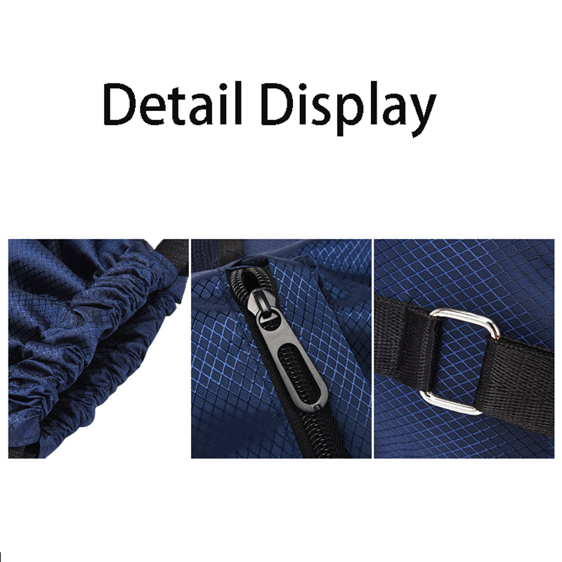 Waterproof Large Sports Drawstring Backpack w/Adjustable Shoulder Strap 35