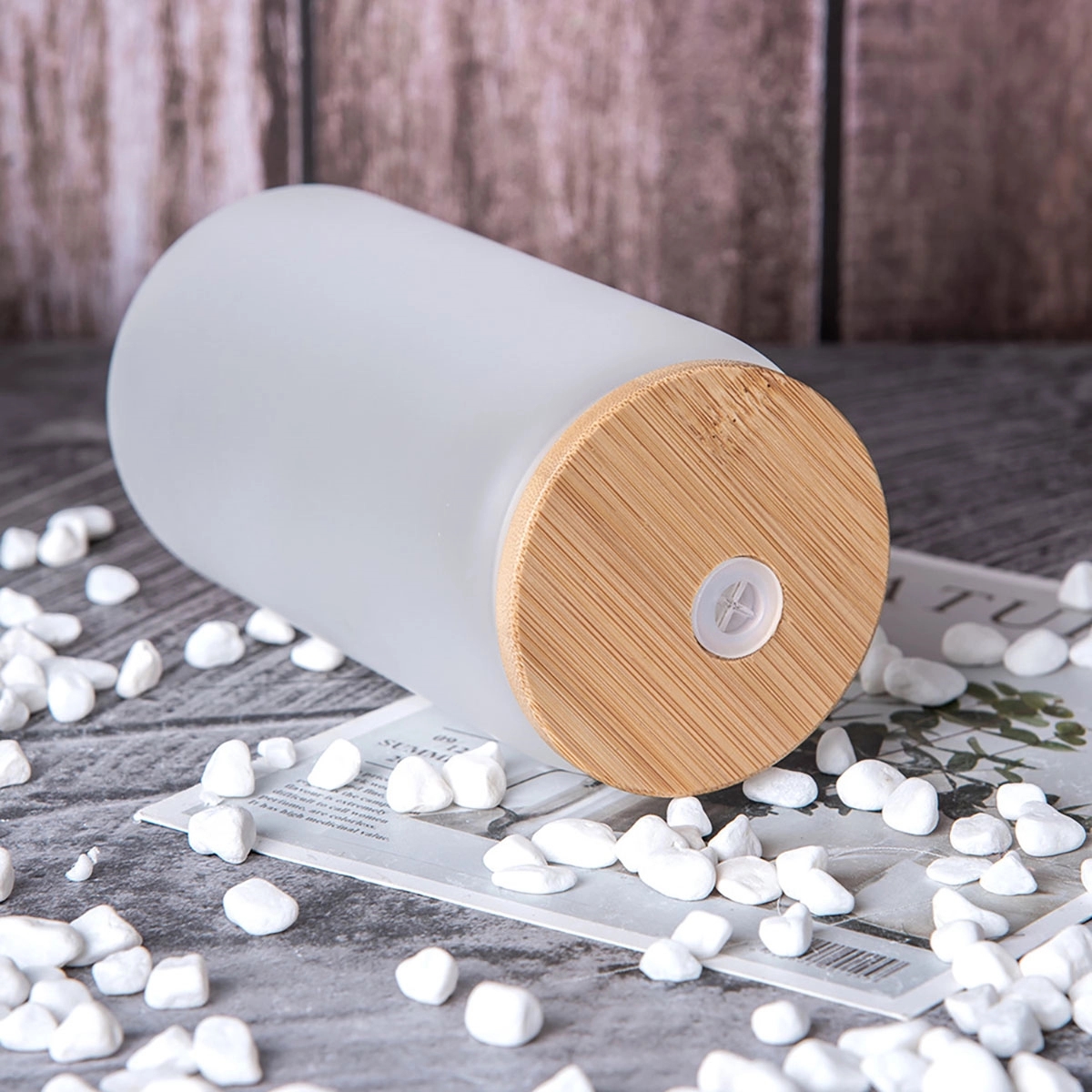 16Oz Can Shaped Tumbler Glass With Lids 3