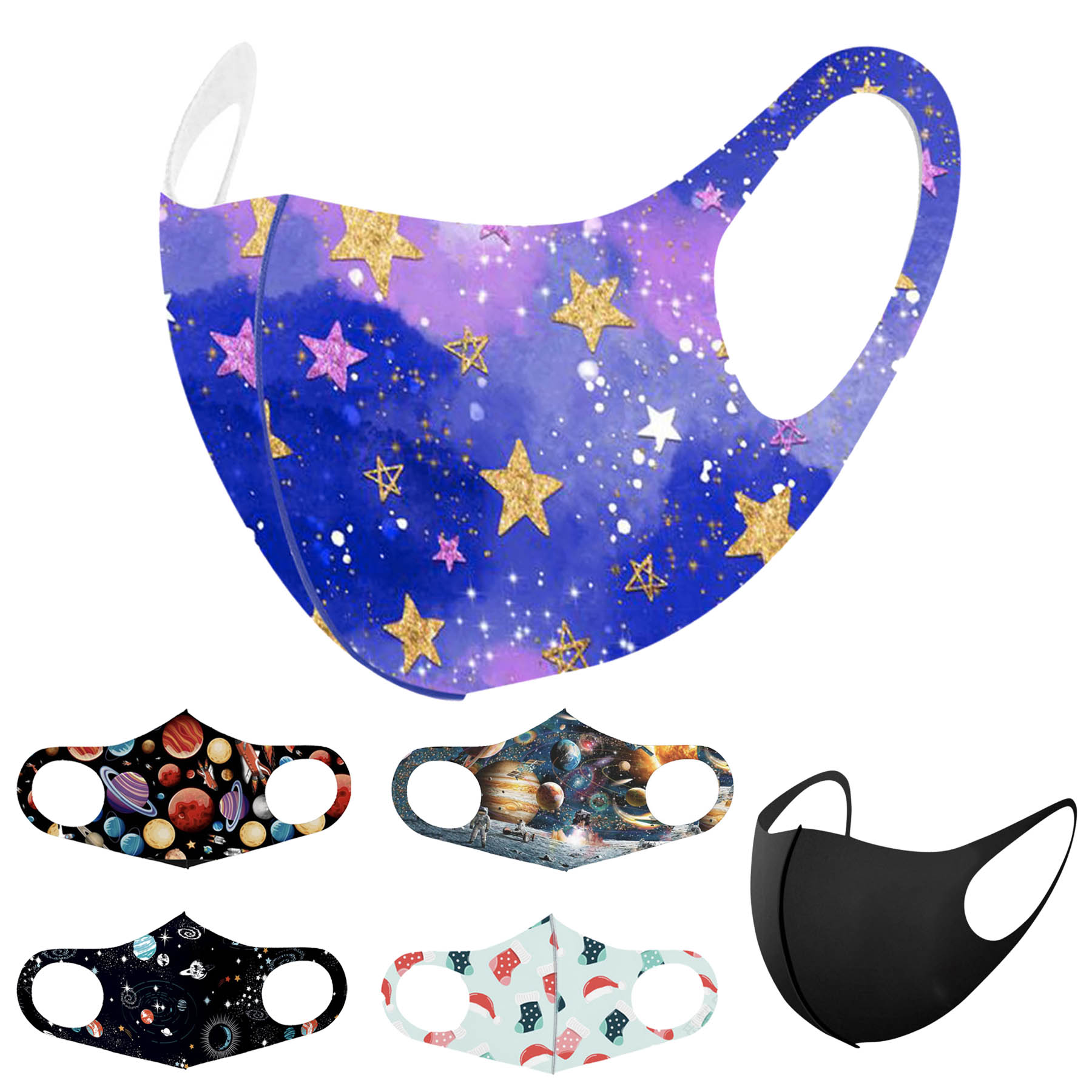 Unisex Reusable LightweightWashable Fashionable Sponge Mask 1