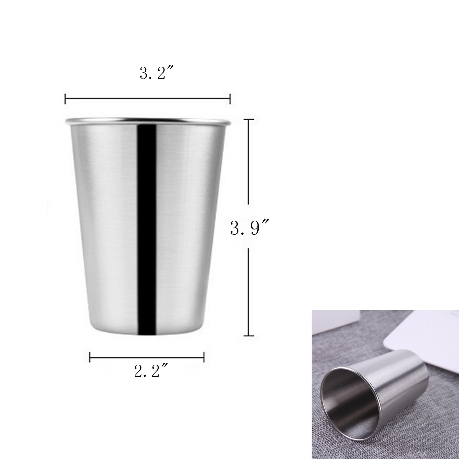 Stainless Steel Beer Cup 2