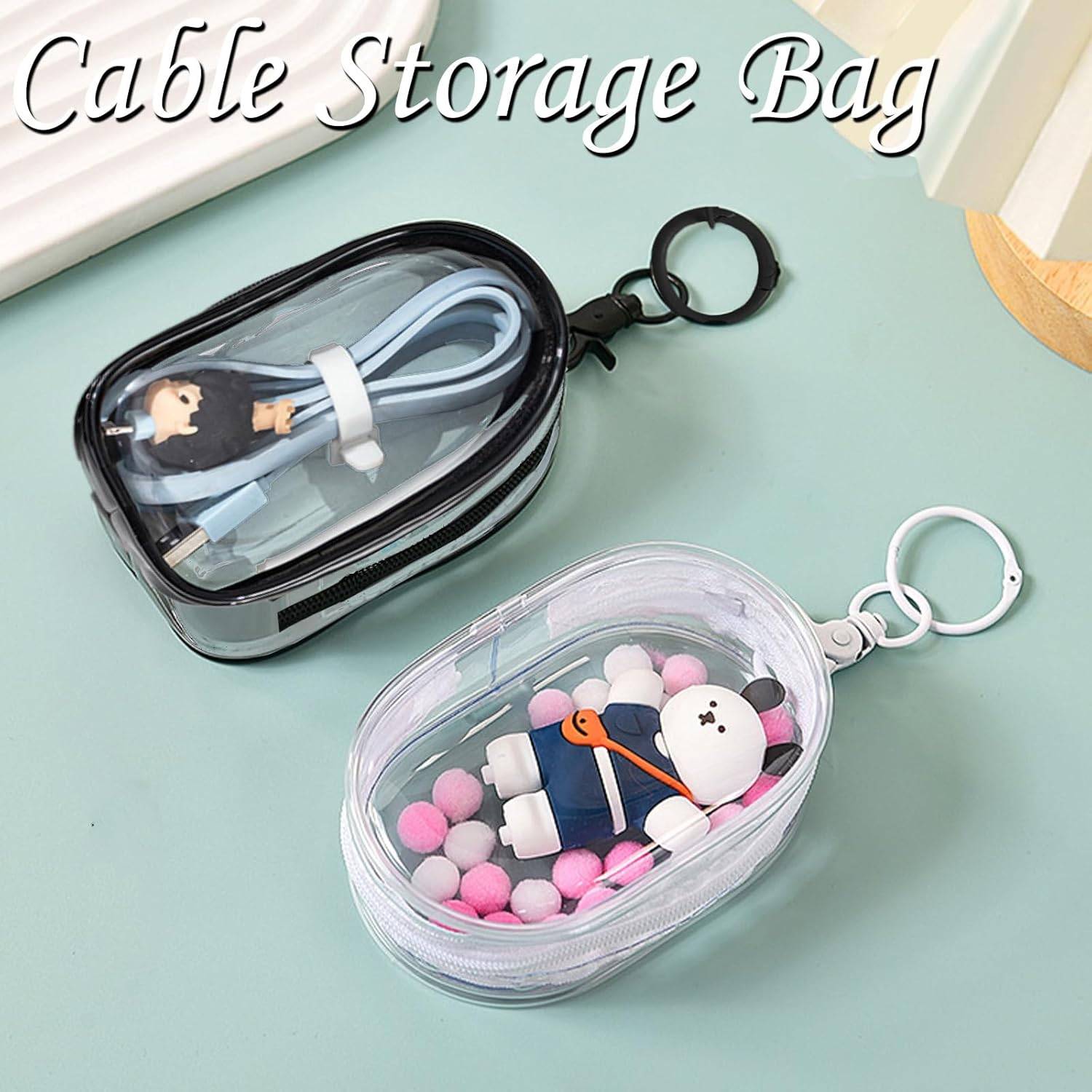 Mini Waterproof Transparent PU Makeup Storage Bag 4