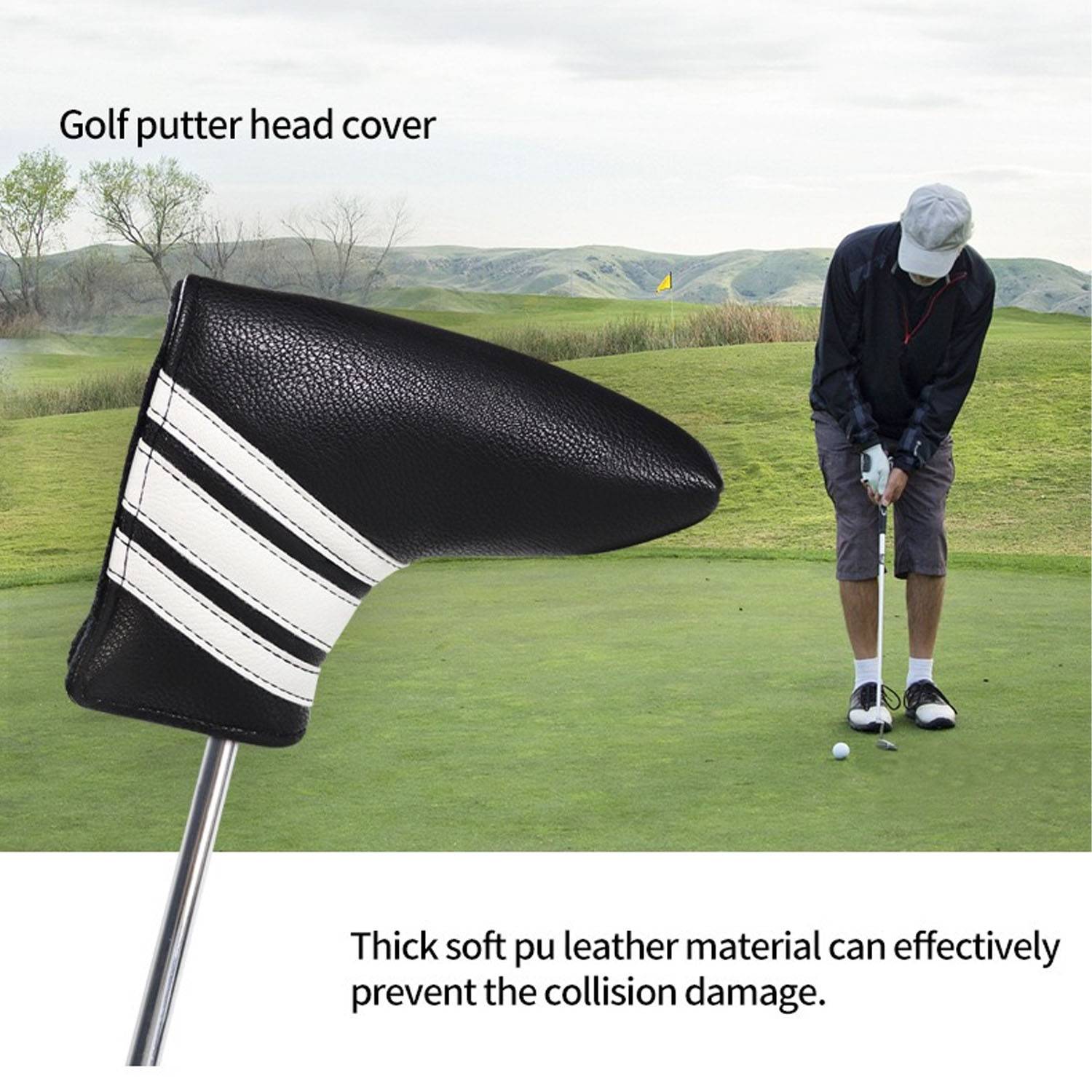 Leather Blade Putter Head Cover 1