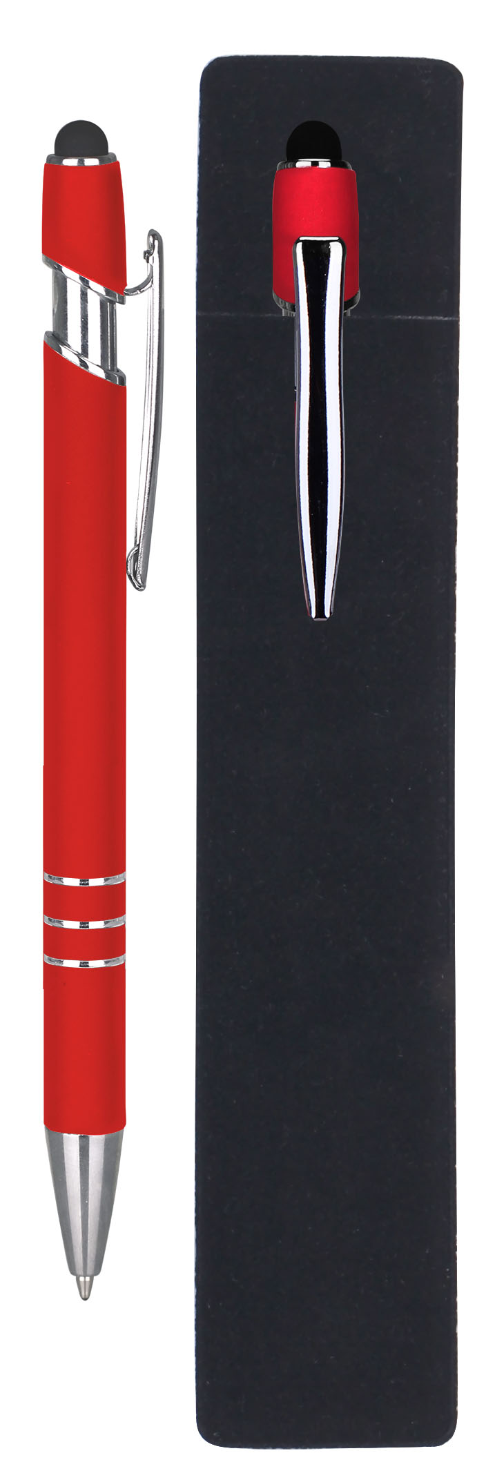 Soft-Touch Stylus Pen w/ PE-Pouch 6