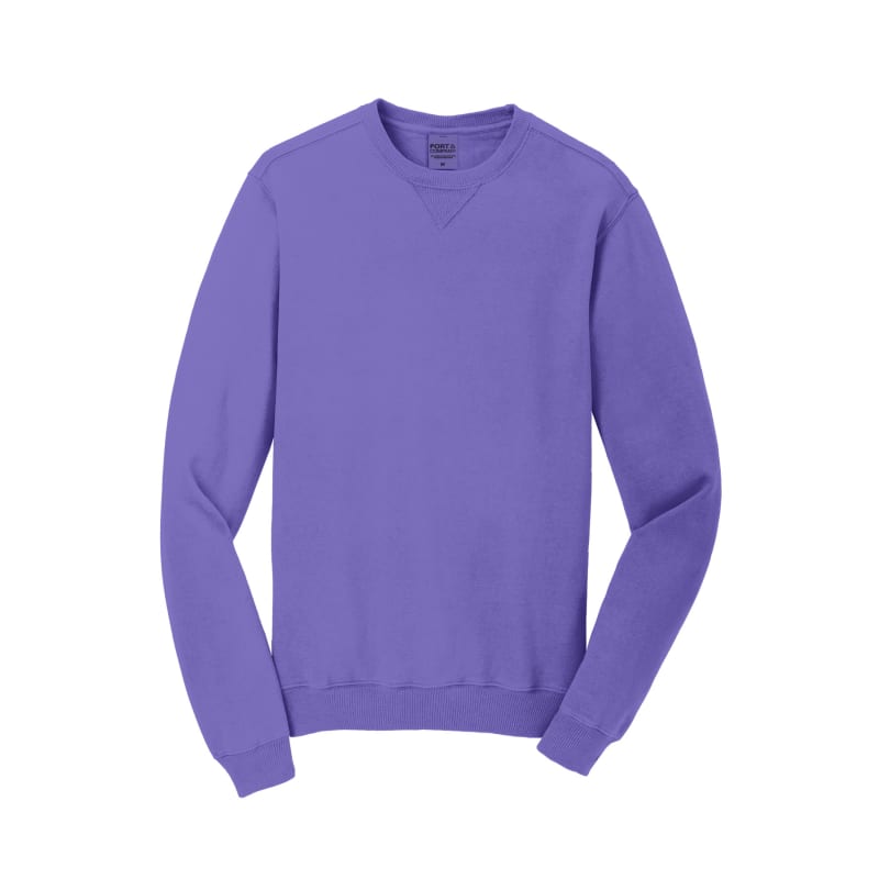 Port & Company Beach Wash Garment-Dyed Crewneck Sweatshirt, custom hoodie or sweatshirt with logo imprint 29