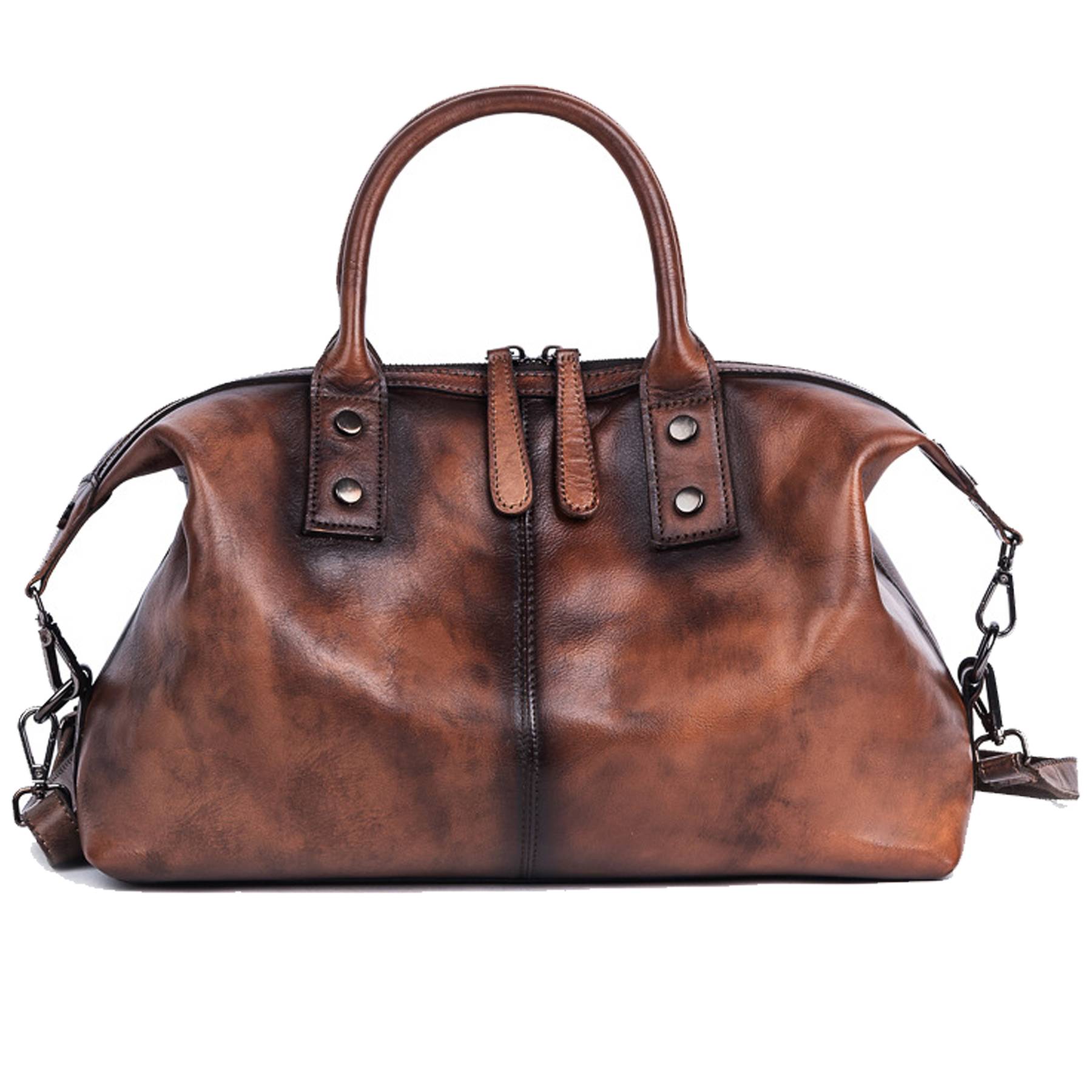 Genuine Leather Tote Handbag Cross-body Bag 7