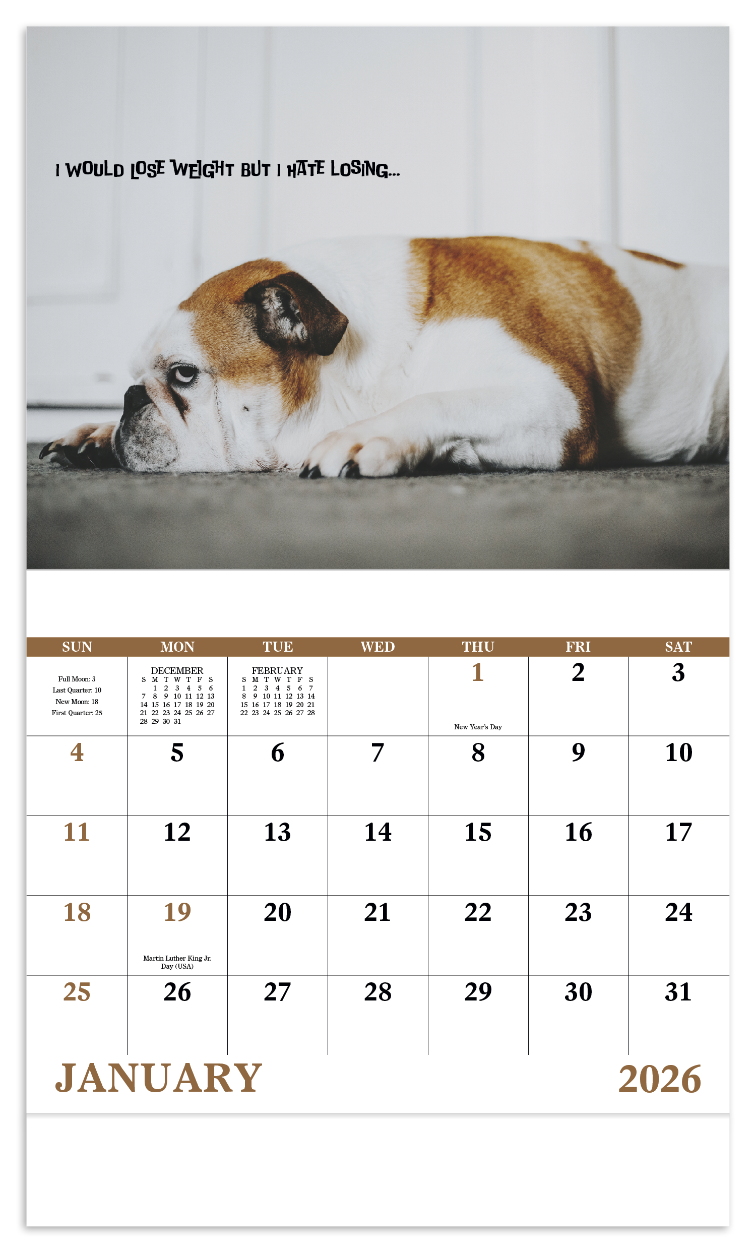 Good Value™ Pets with Attitude - Stapled Calendar 38