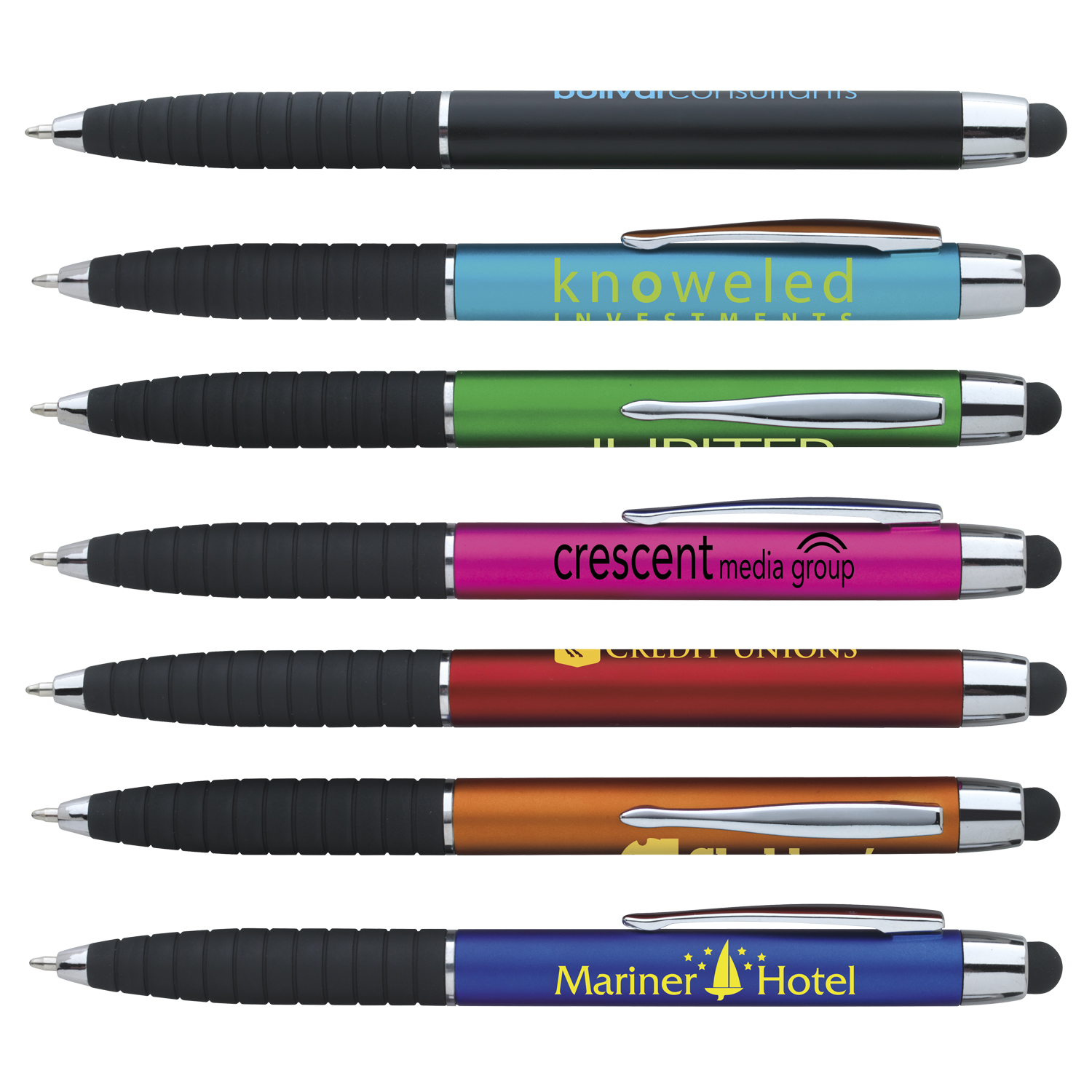 Good Value™ Metallic Cool Grip Stylus RABS Pen 14
