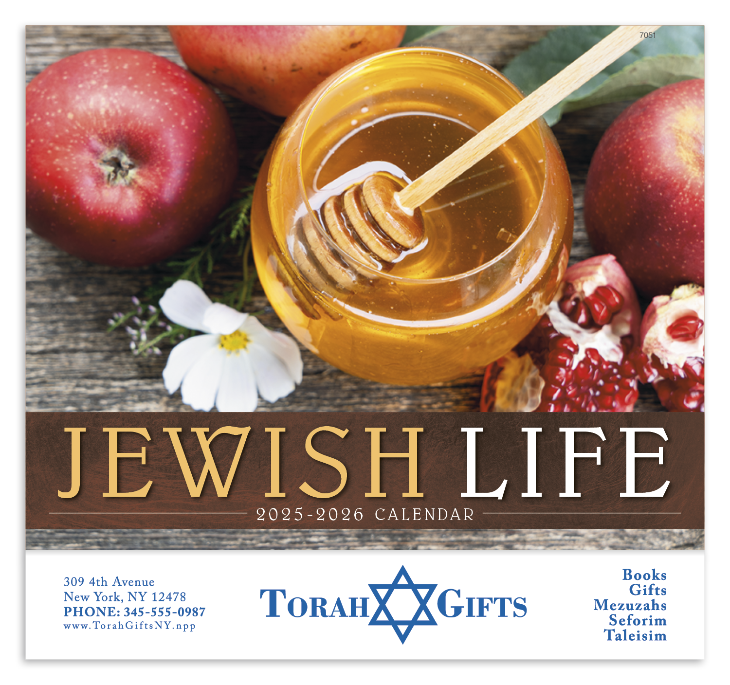 Good Value™ Jewish Life - Stapled Calendar 24