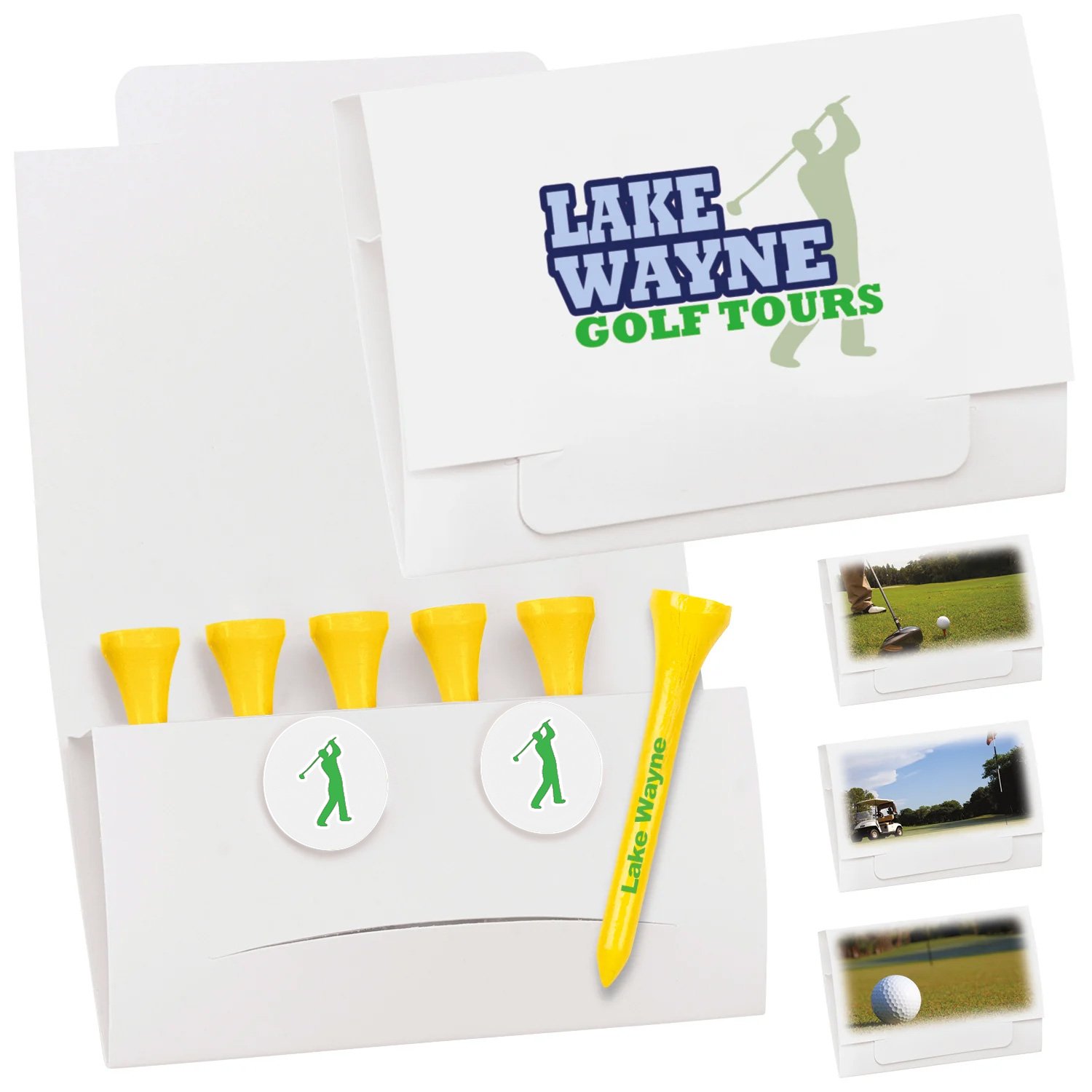 6-2 Golf Tee Packet - 3-1/4" Tee 2