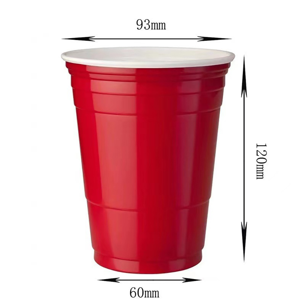 450ML 16 oz Beer Pong Red Cup 3