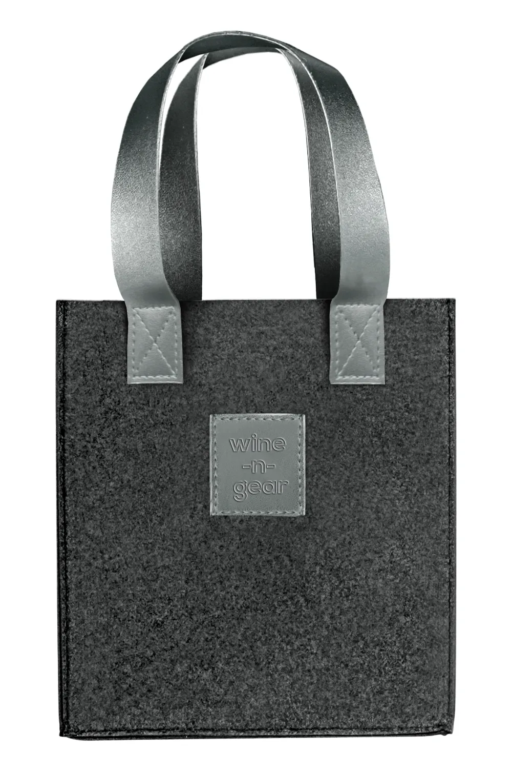4-Bottle Felt Wine Tote 18