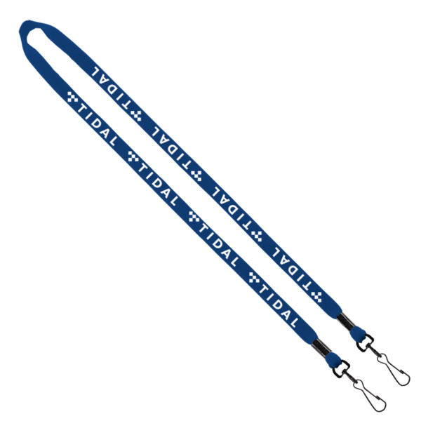 1/2" Cotton Double Swivel Hook Lanyard 17