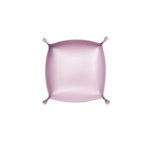 Elegant Small Square Foldable PU Leather Storage Box With Metal Clasps 4