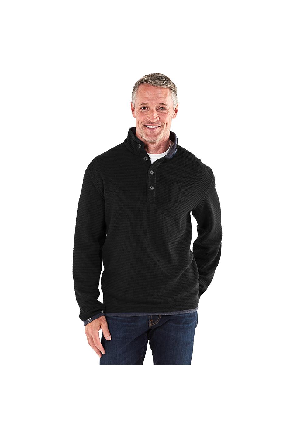 Storm Creek Men's Maverick Waffle Knit Button Up