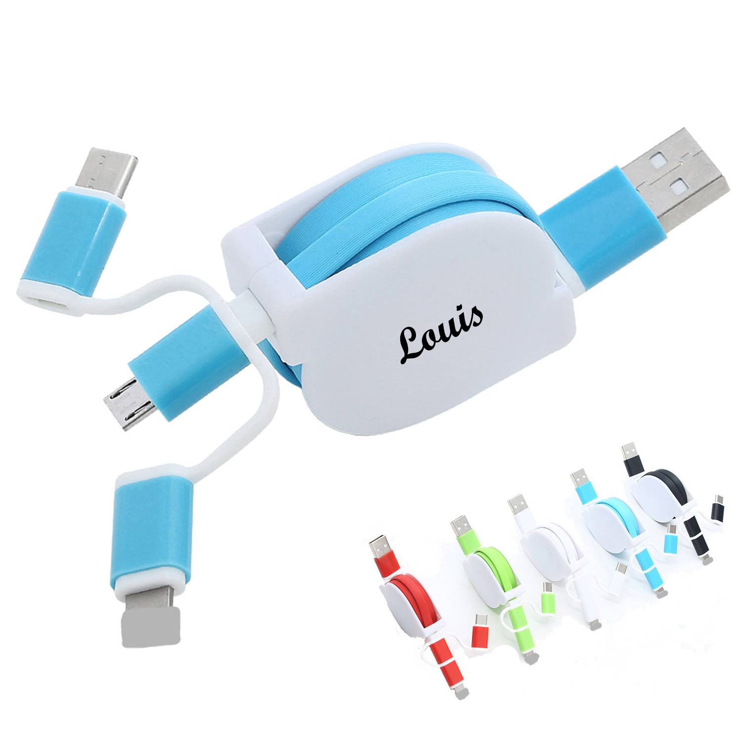 3-In-1 Retractable Charging Cable 7