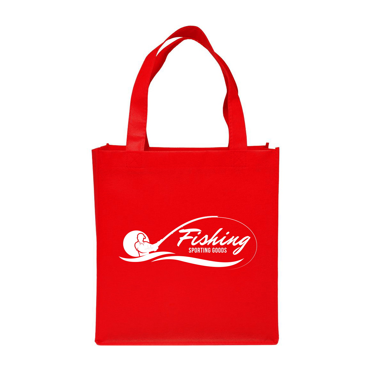Clipper Non-Woven Grocery Tote Bag (2 Color Imprint) 3