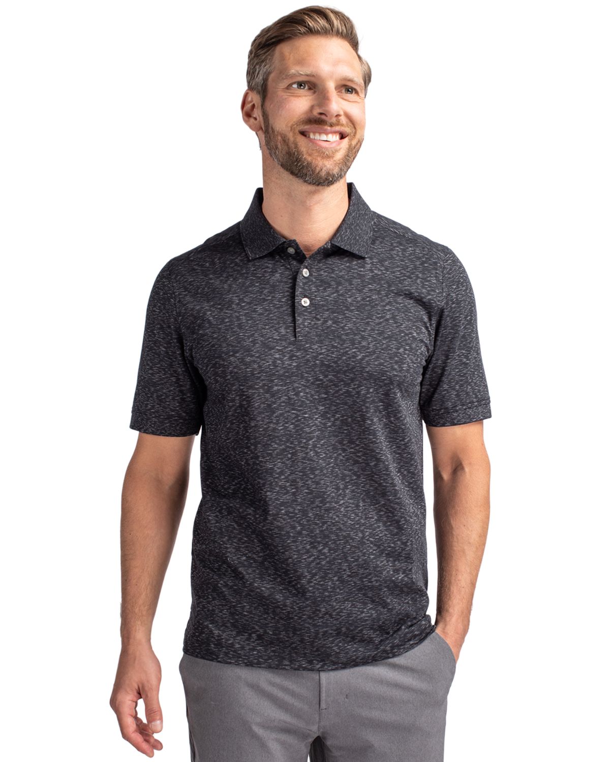 Advantage Tri-Blend Space Dye Mens Big and Tall Polo Big & Tall