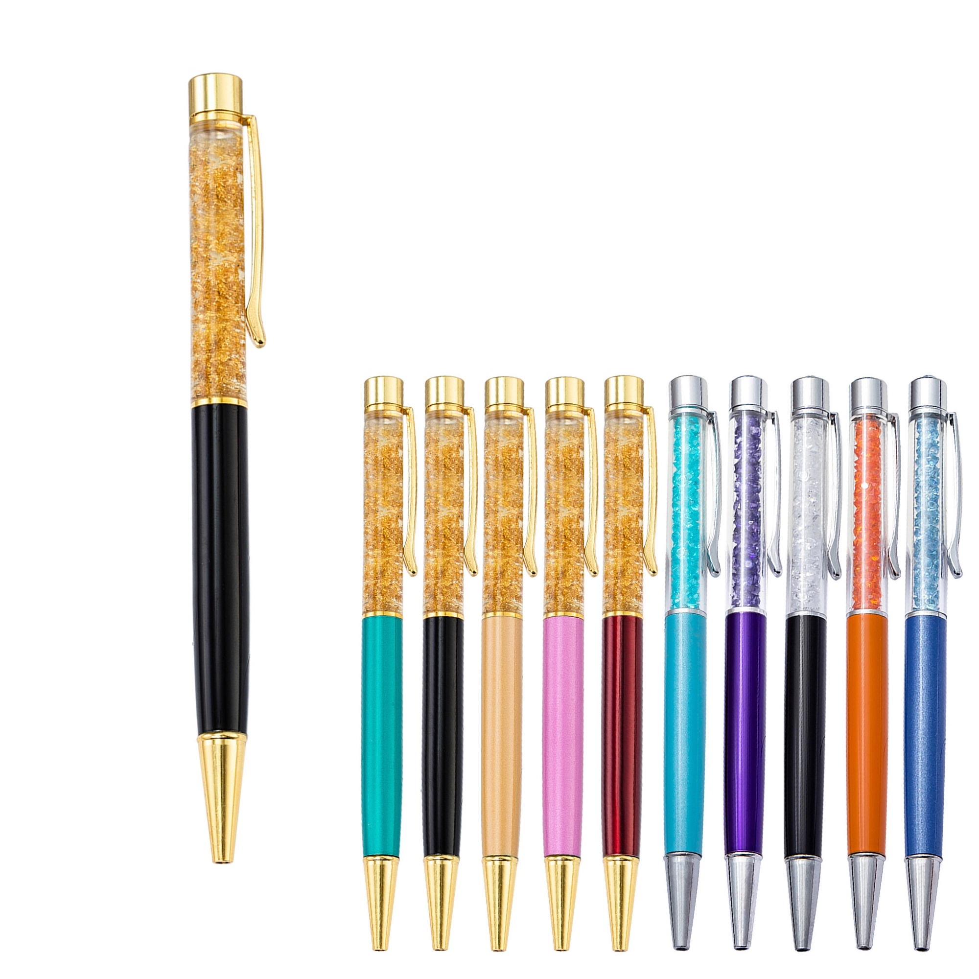 Tiny Crystal Metal Pen MOQ 50PCS