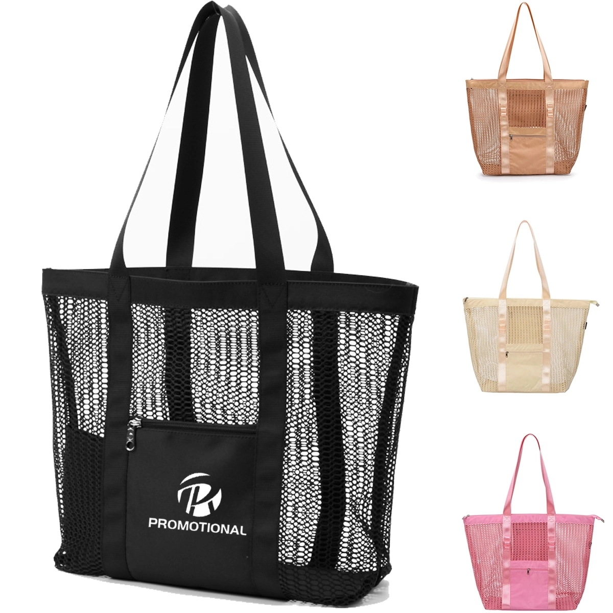Oversized Mesh Beach Tote Bag 4