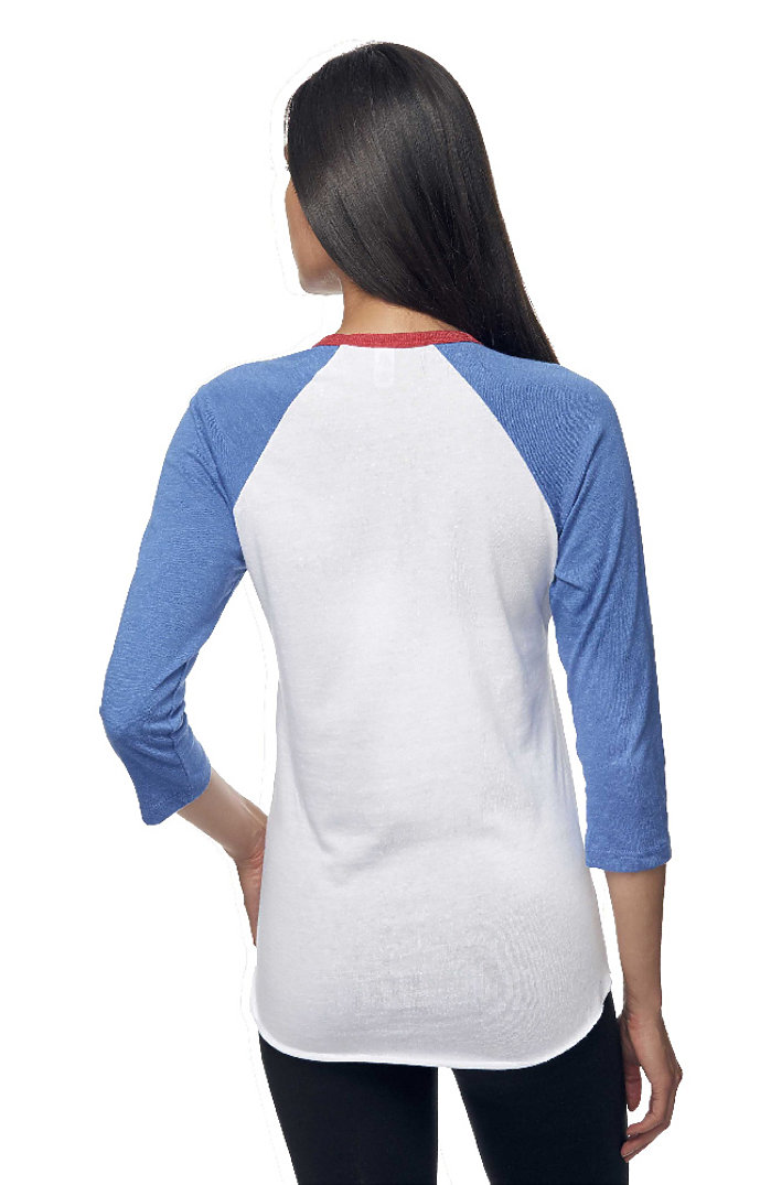 Unisex Americana Raglan Baseball Shirt 6