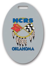 Full Color Write On Tag (Oval 2"x3")