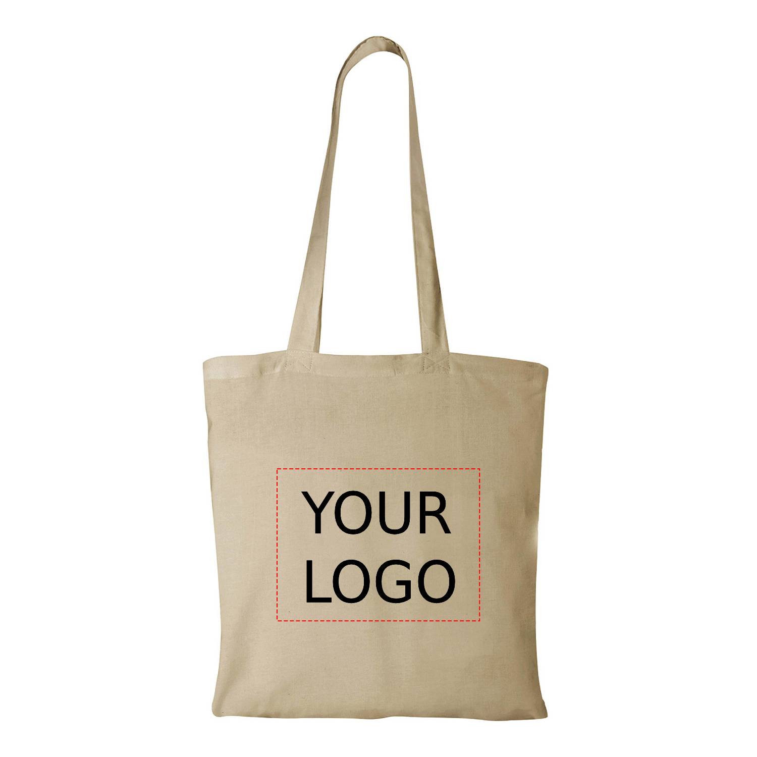 Lightweight Cotton Canvas Tote Bag, custom tote bag with logo imprint 3