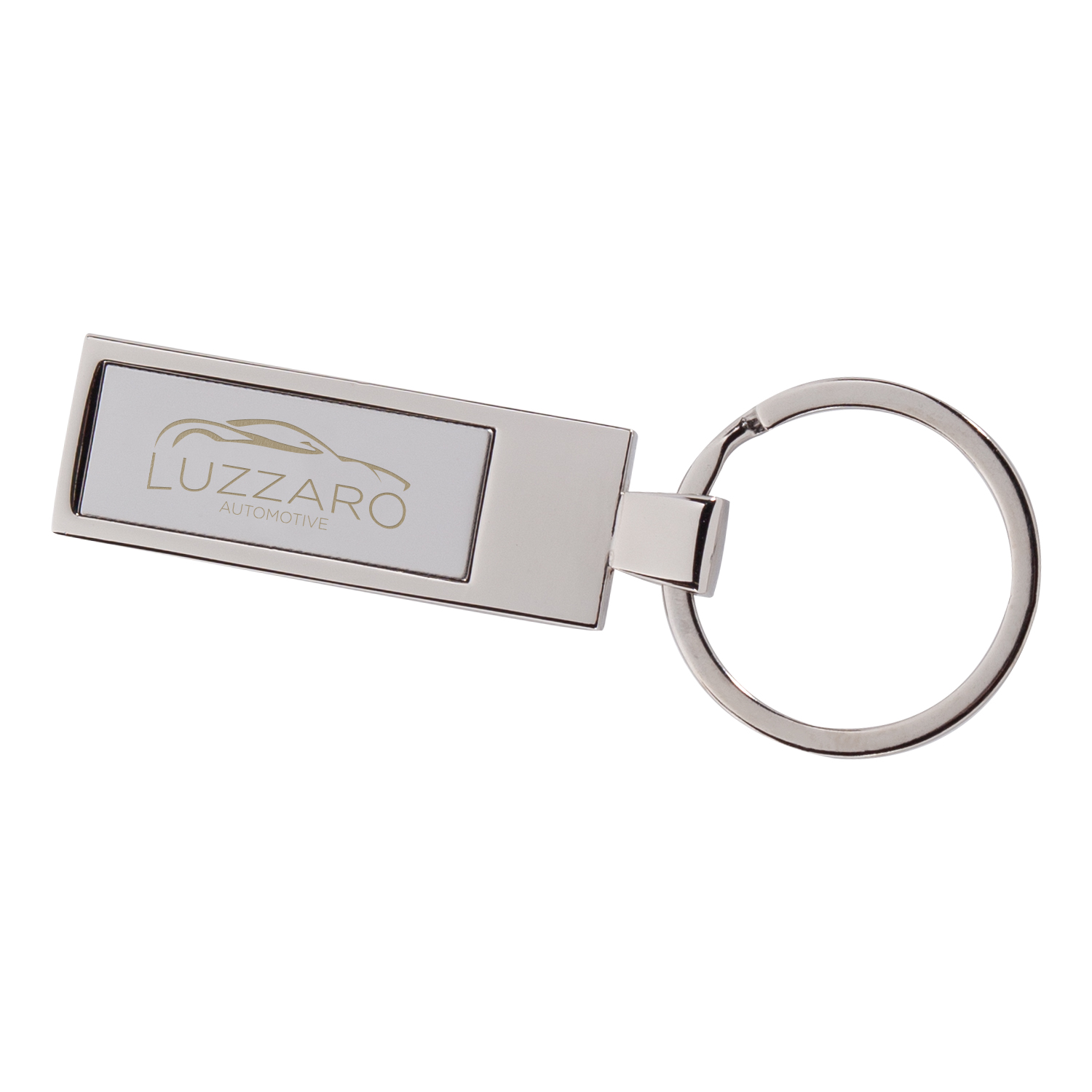 Rectangular Metal Key Tag (Laser Engraving) 2
