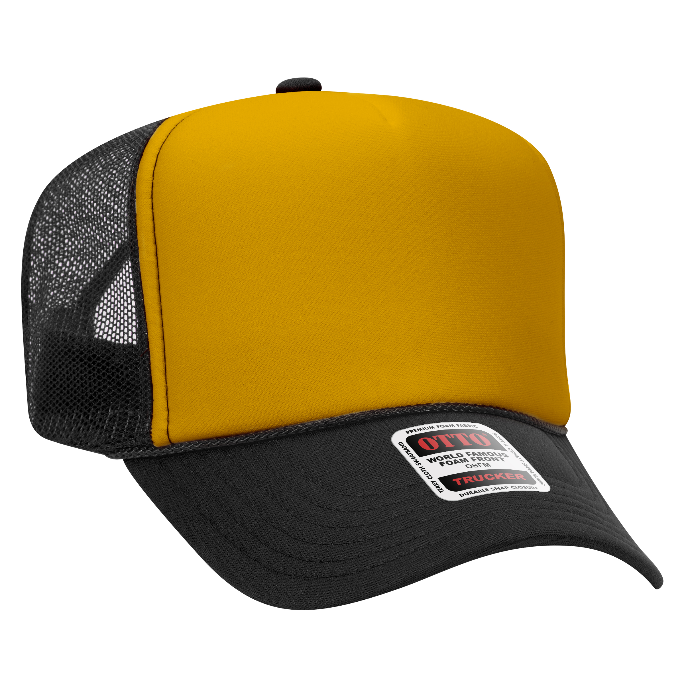 OTTO CAP® 5 Panel High Crown Mesh Back Trucker Hat 106