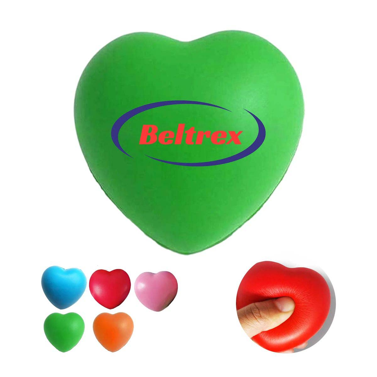 PU Foam Heart Stress Relievers for Adults and Kids 5