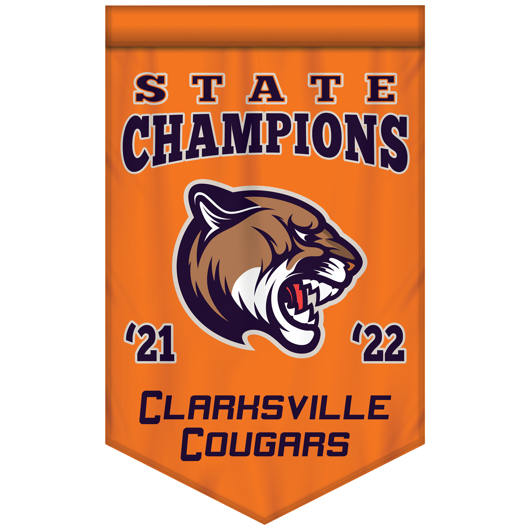 2' x 3' Championship Banner Double Sided V-Cut 3
