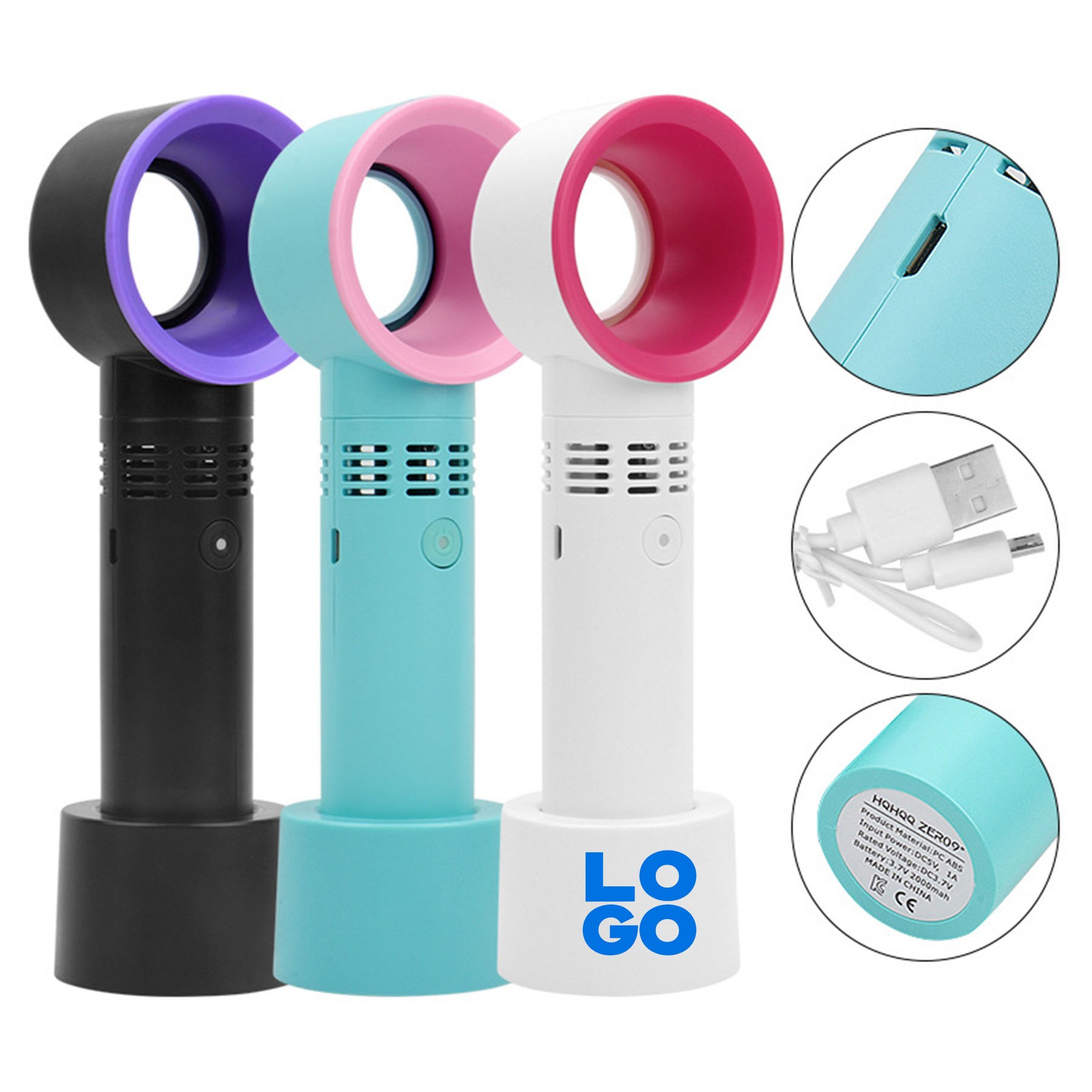 Portable Bladeless USB Fan