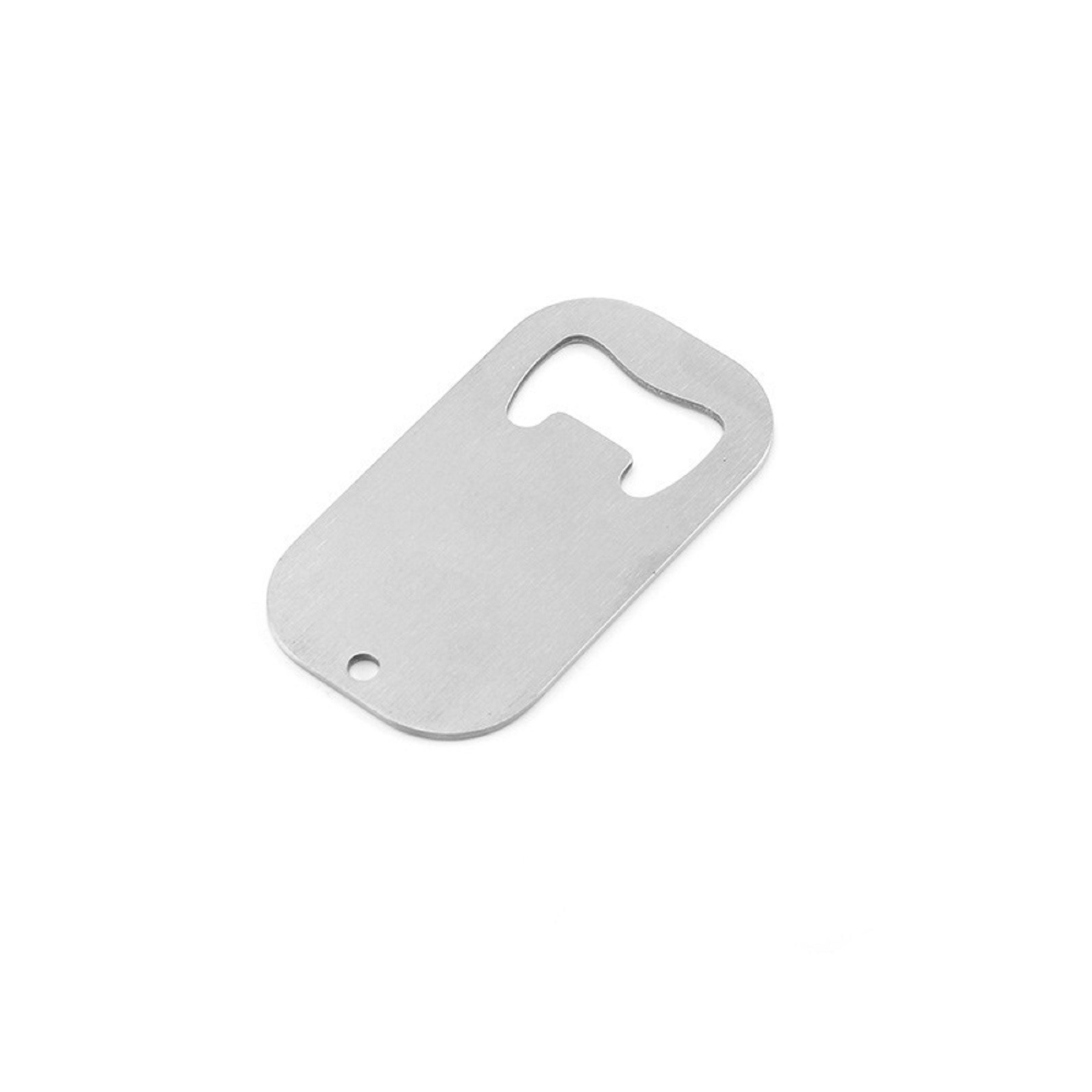 Stainless Steel Flat Beer Bottle Opener Keychain 4