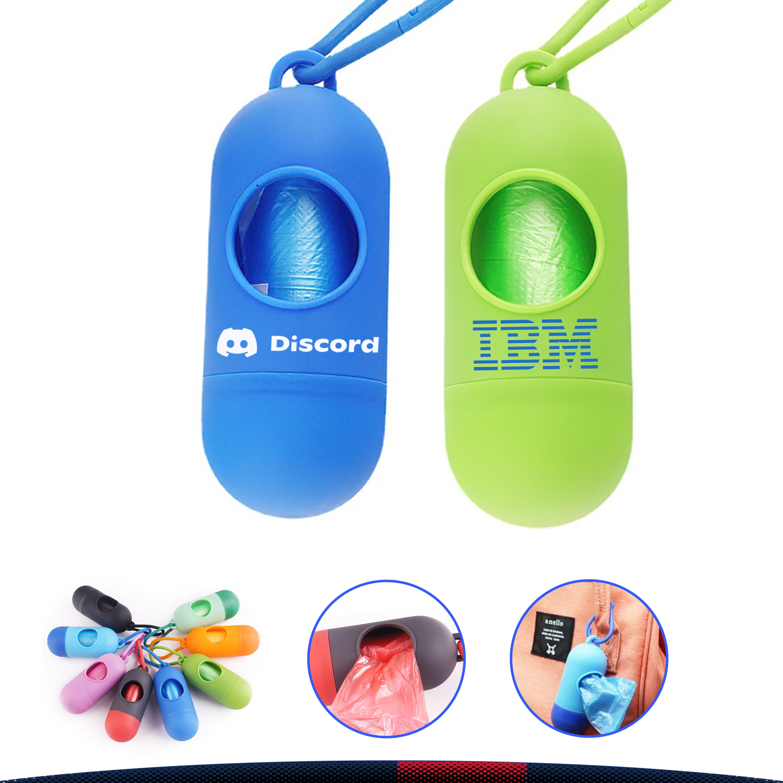 Pill Shape Pet Poop Bag Dispenser 6
