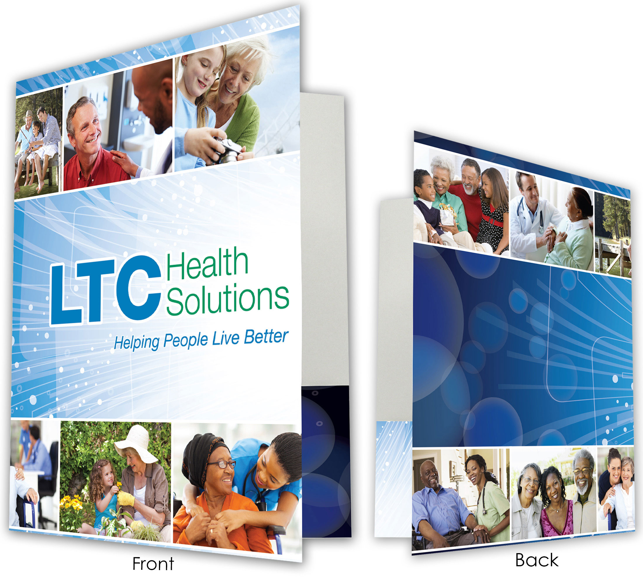 Pocket Folder **Price Includes Full Color Print, High Gloss Laminate Finish & Business Card Slots 1